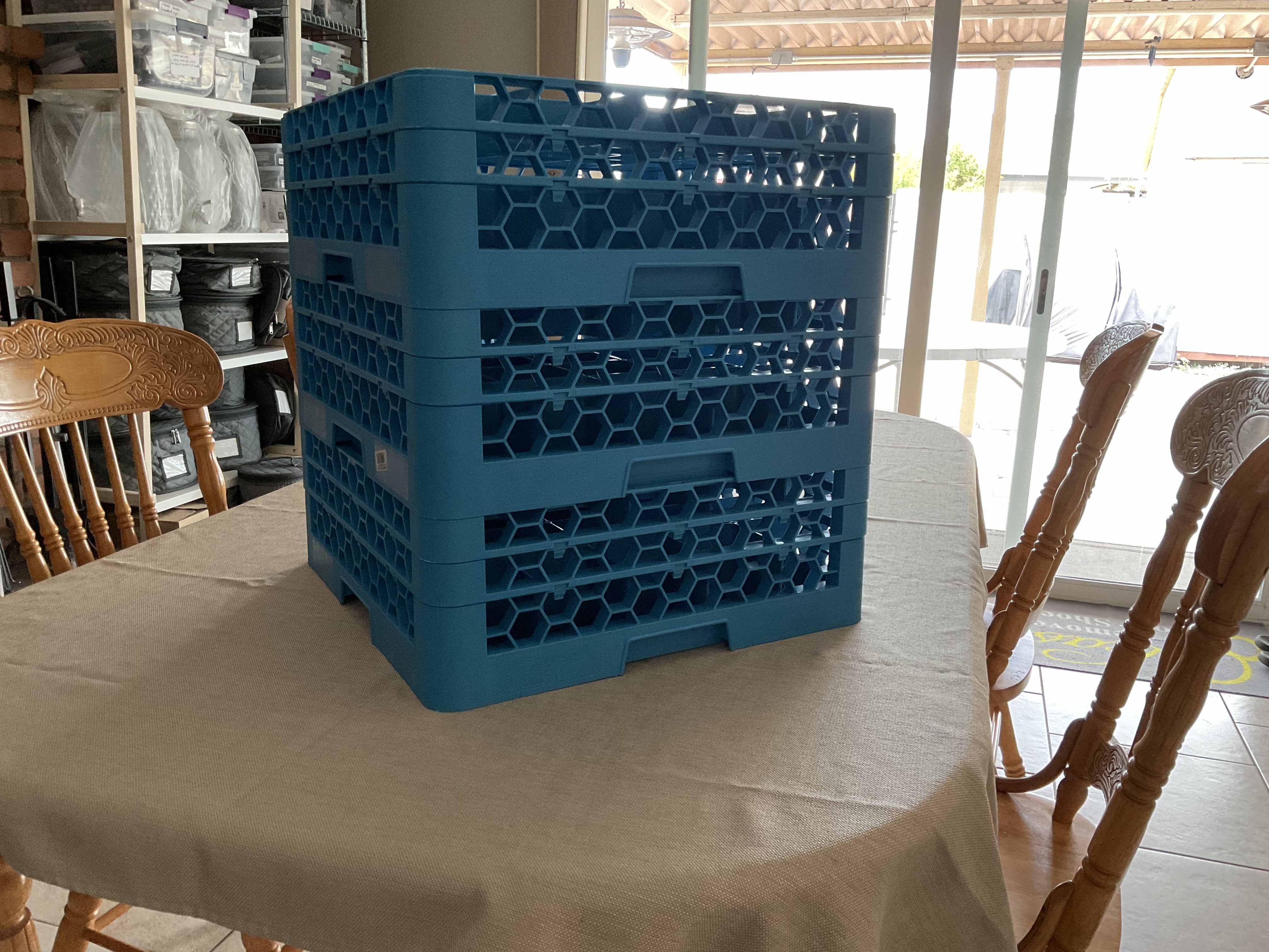 glass racks (25-compartment) - 7 high