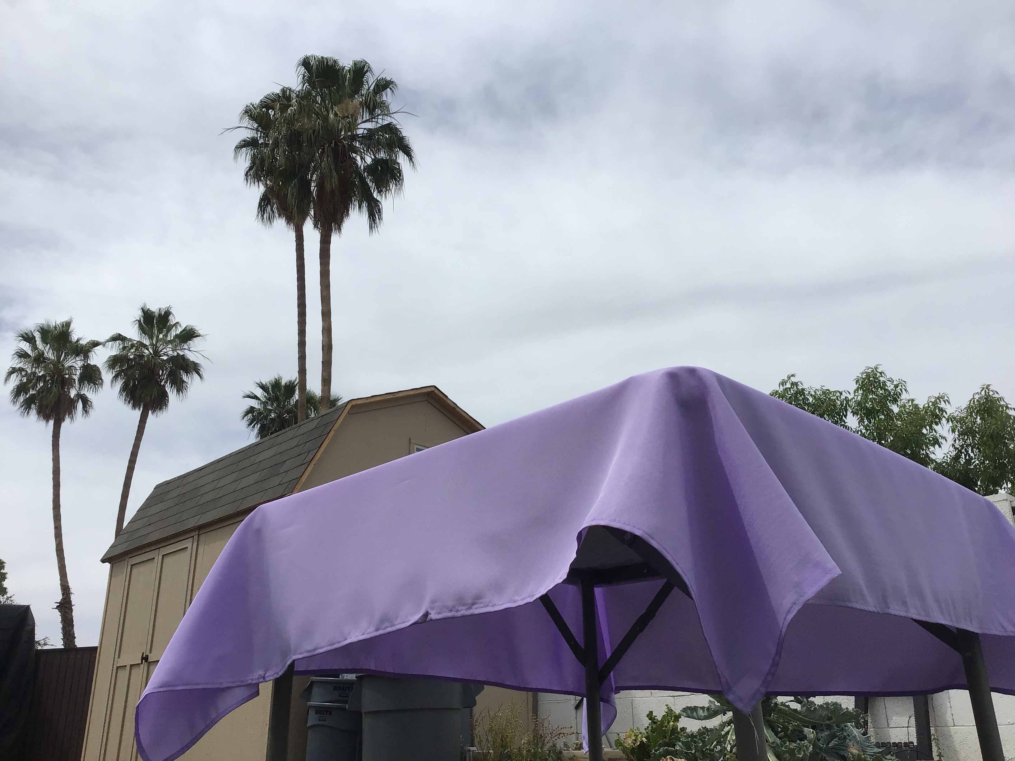square tablecloths (lavender lilac) - 54