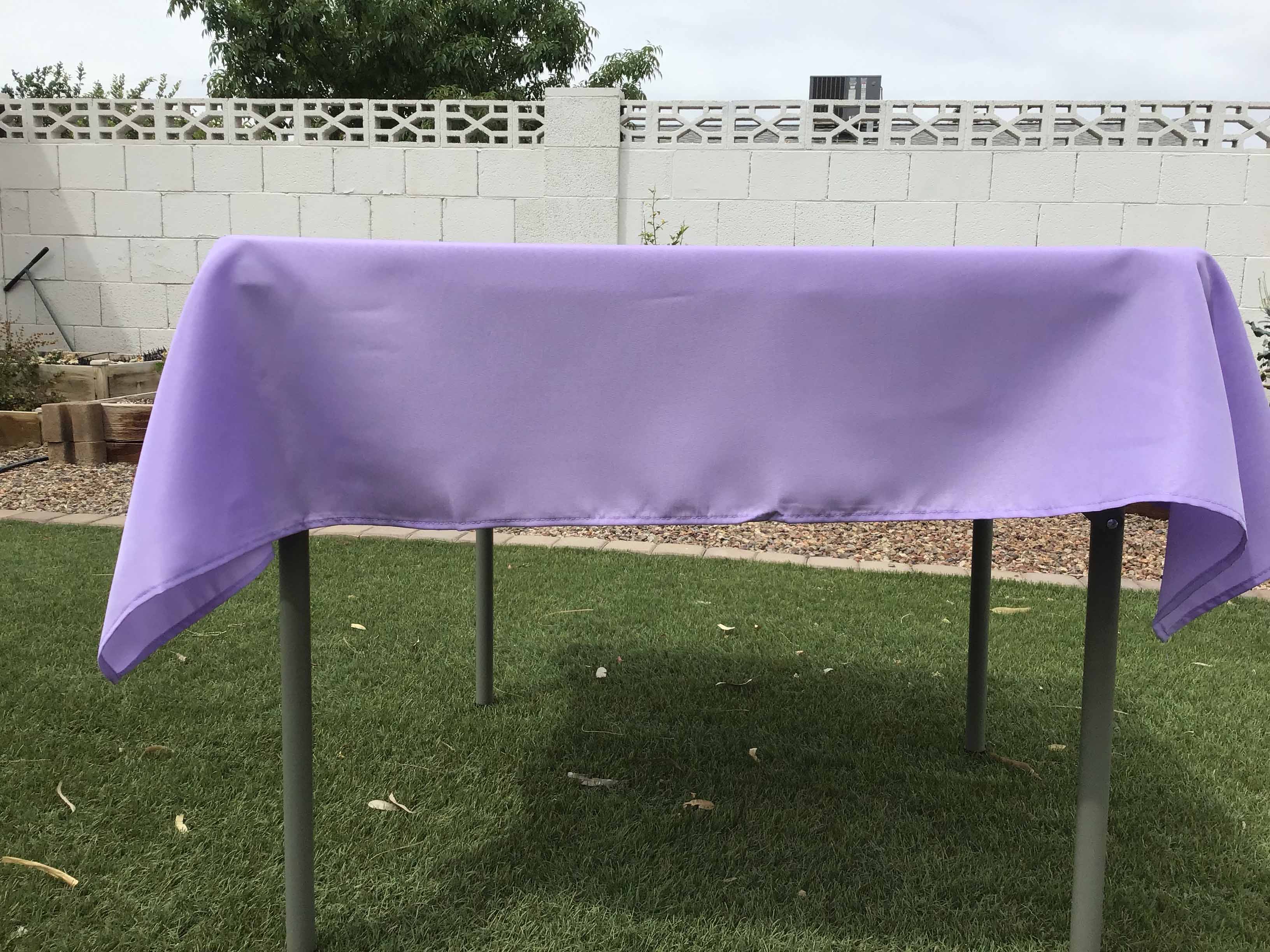 square tablecloths (lavender lilac) - 54