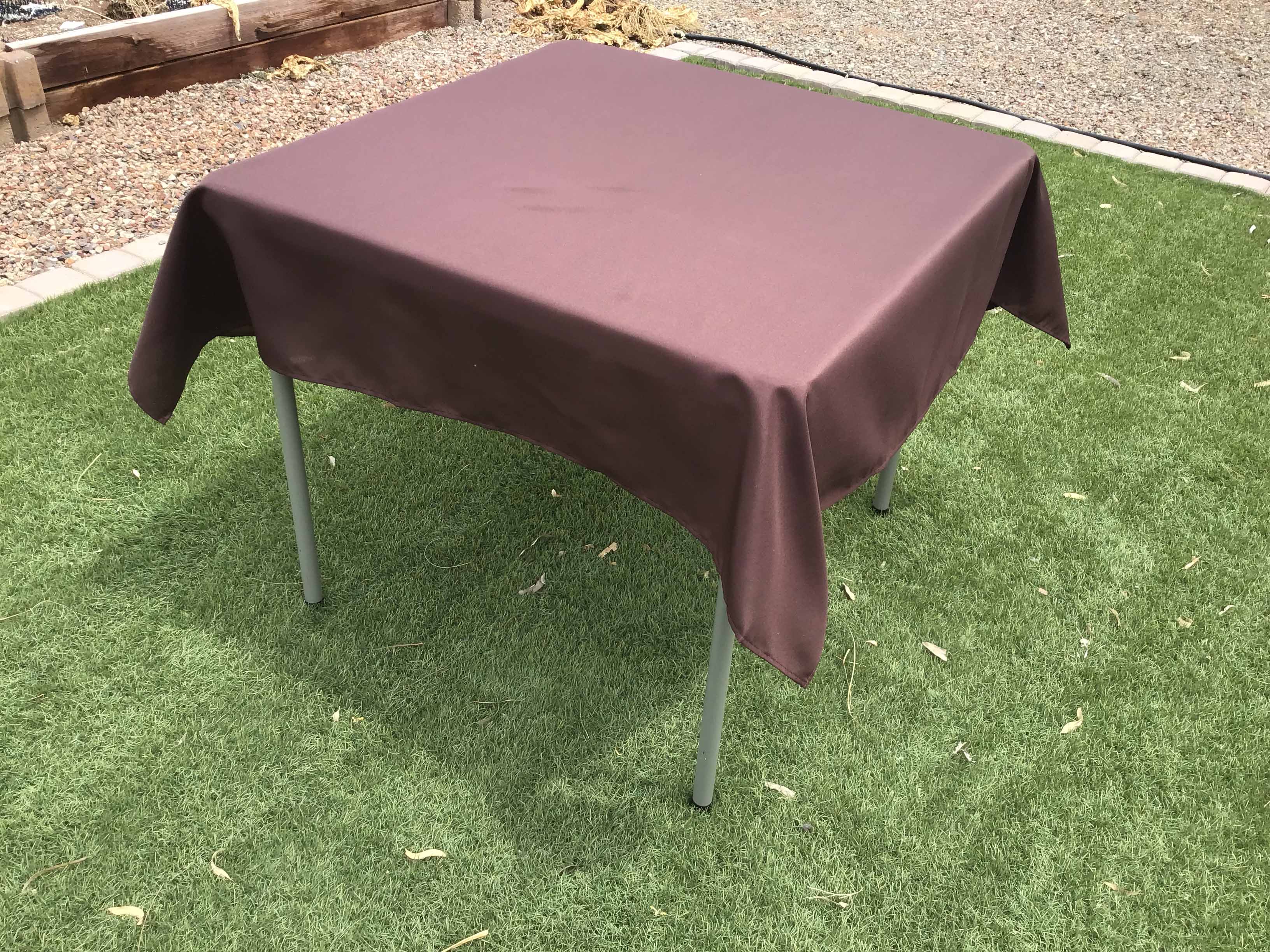 square tablecloths (chocolate) - 54