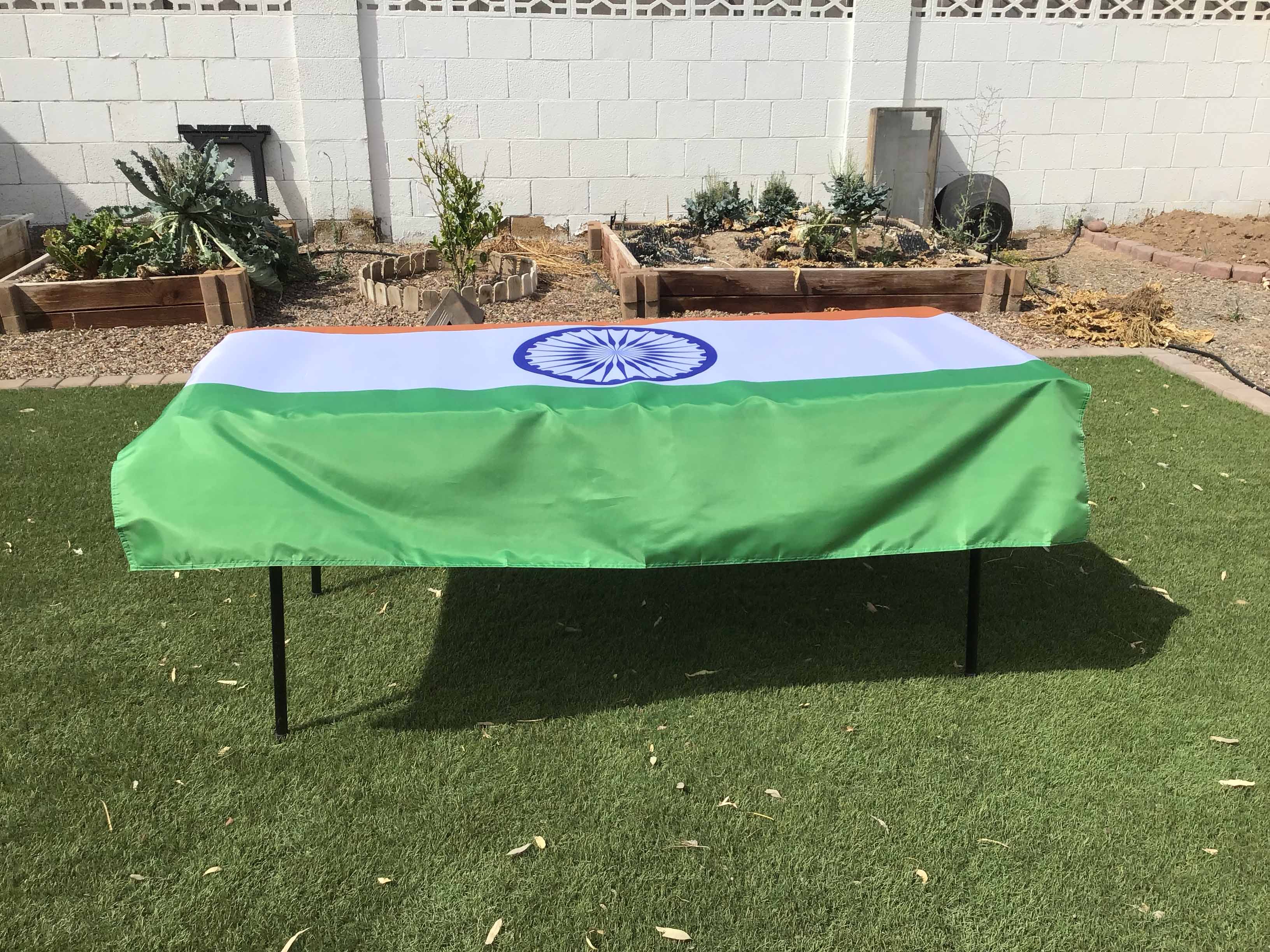 rectangle tablecloths (flag of India) - 56 x 76
