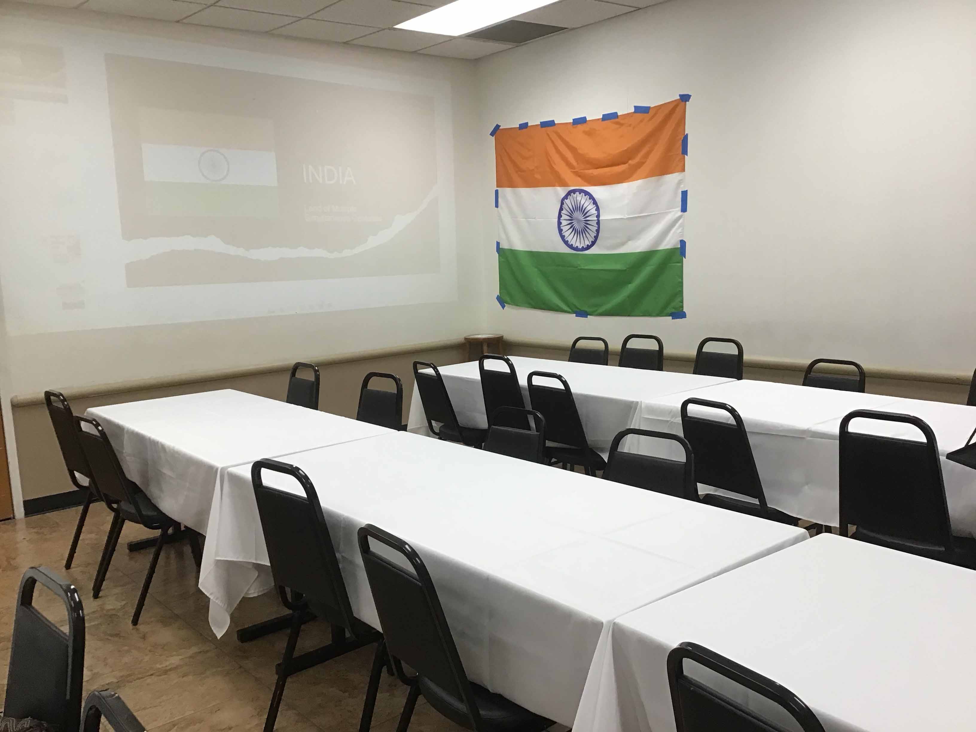 rectangle tablecloths (flag of India) - 56 x 76