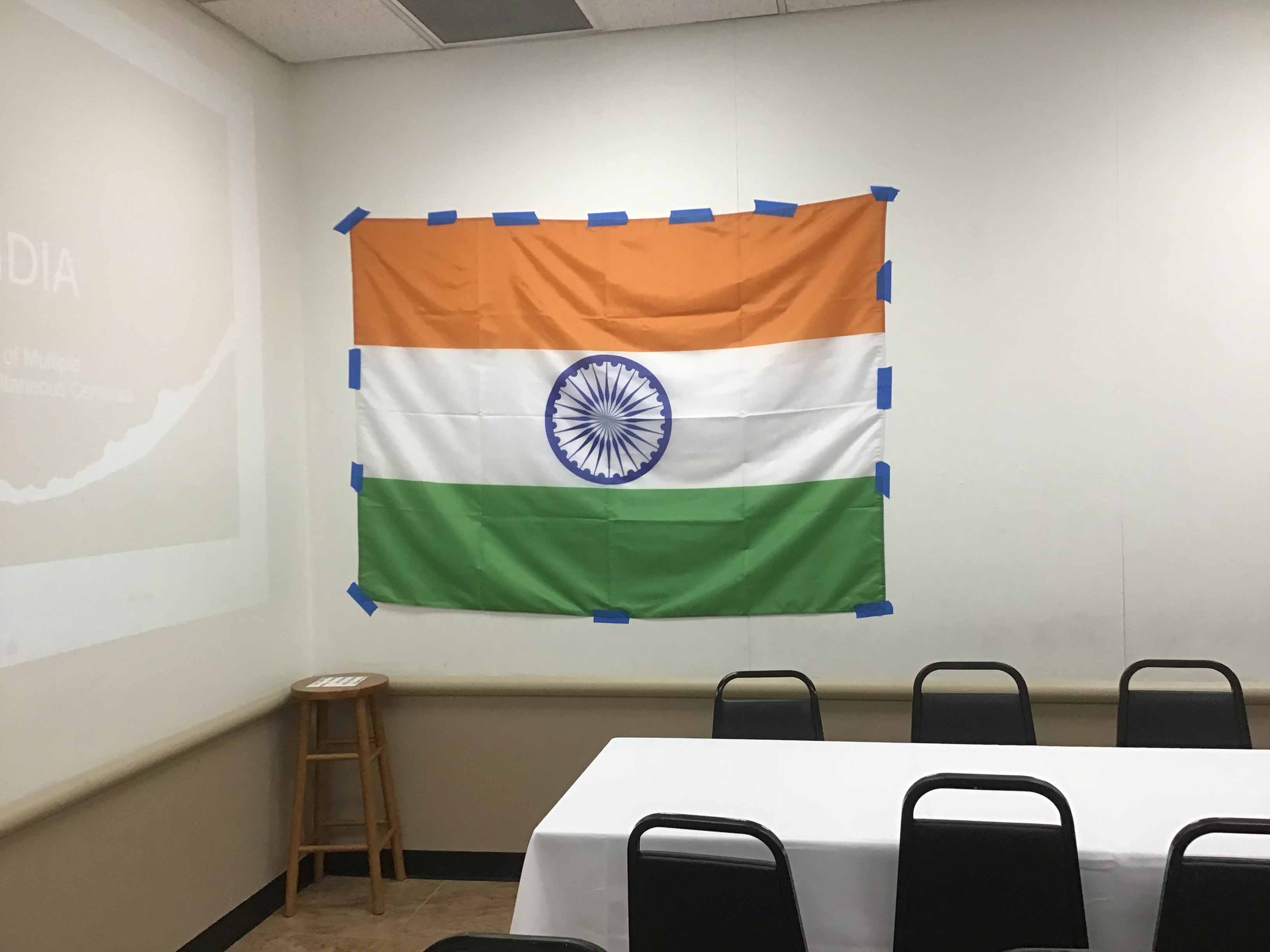 rectangle tablecloths (flag of India) - 56 x 76