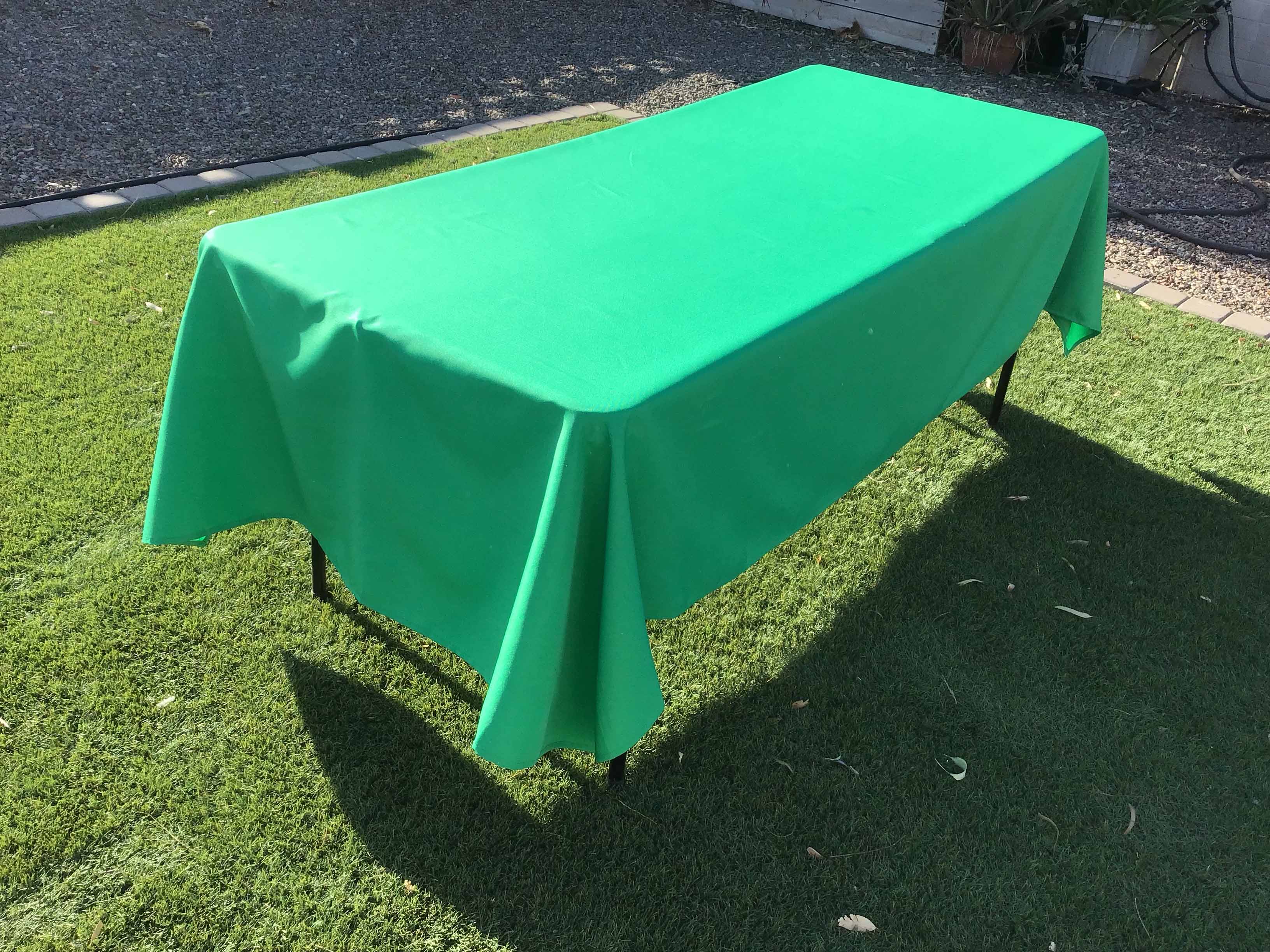 rectangle tablecloths (emerald green) - 60 x 102