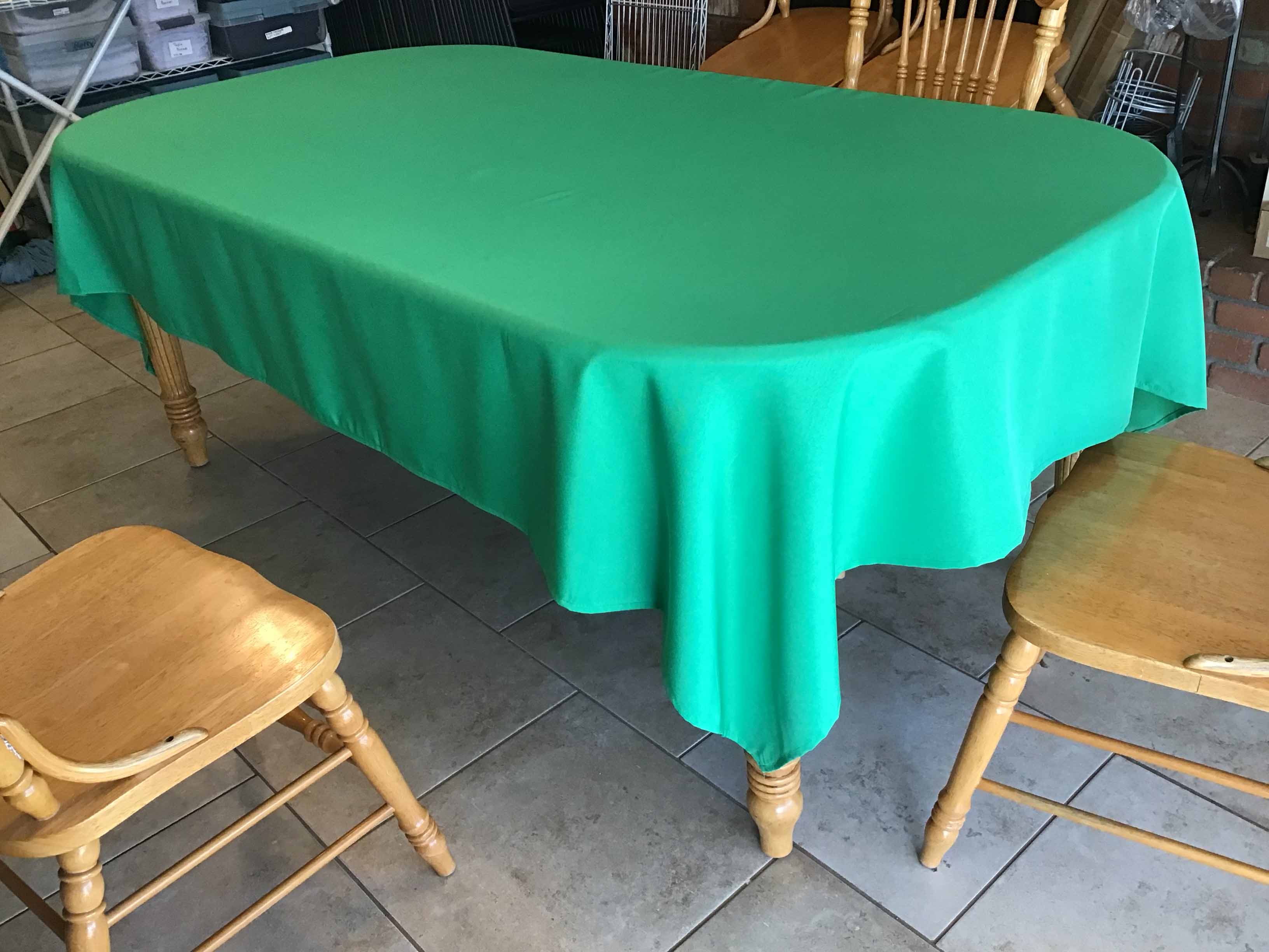 rectangle tablecloths (emerald green) - 60 x 102