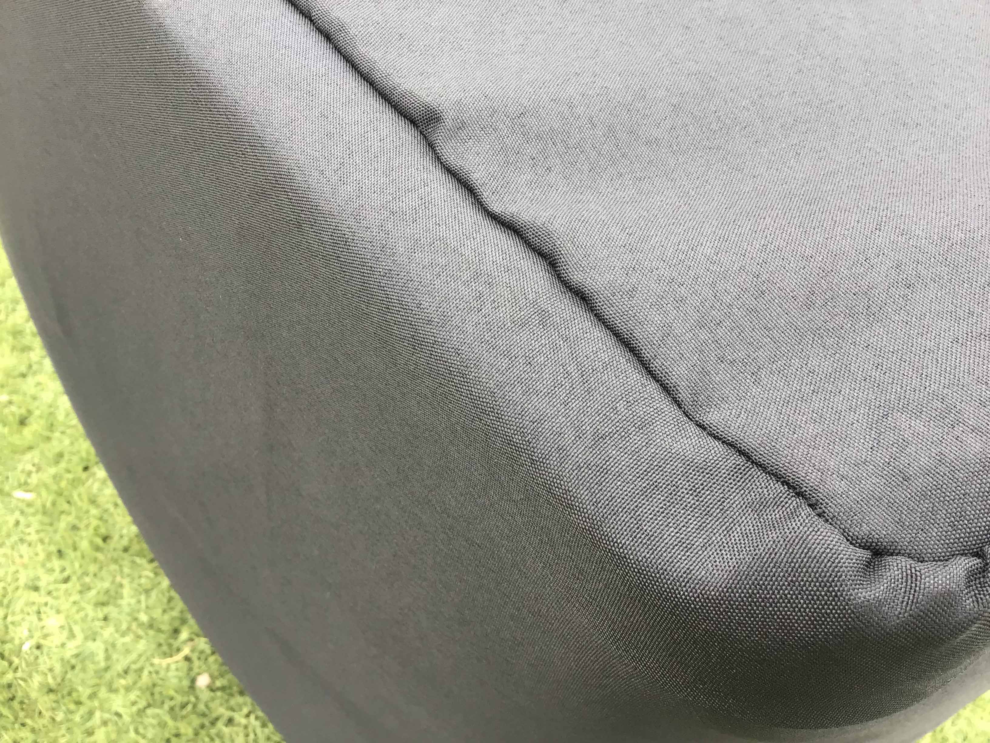 fitted polyester tablecloth for 4-foot rectangle tables (black)