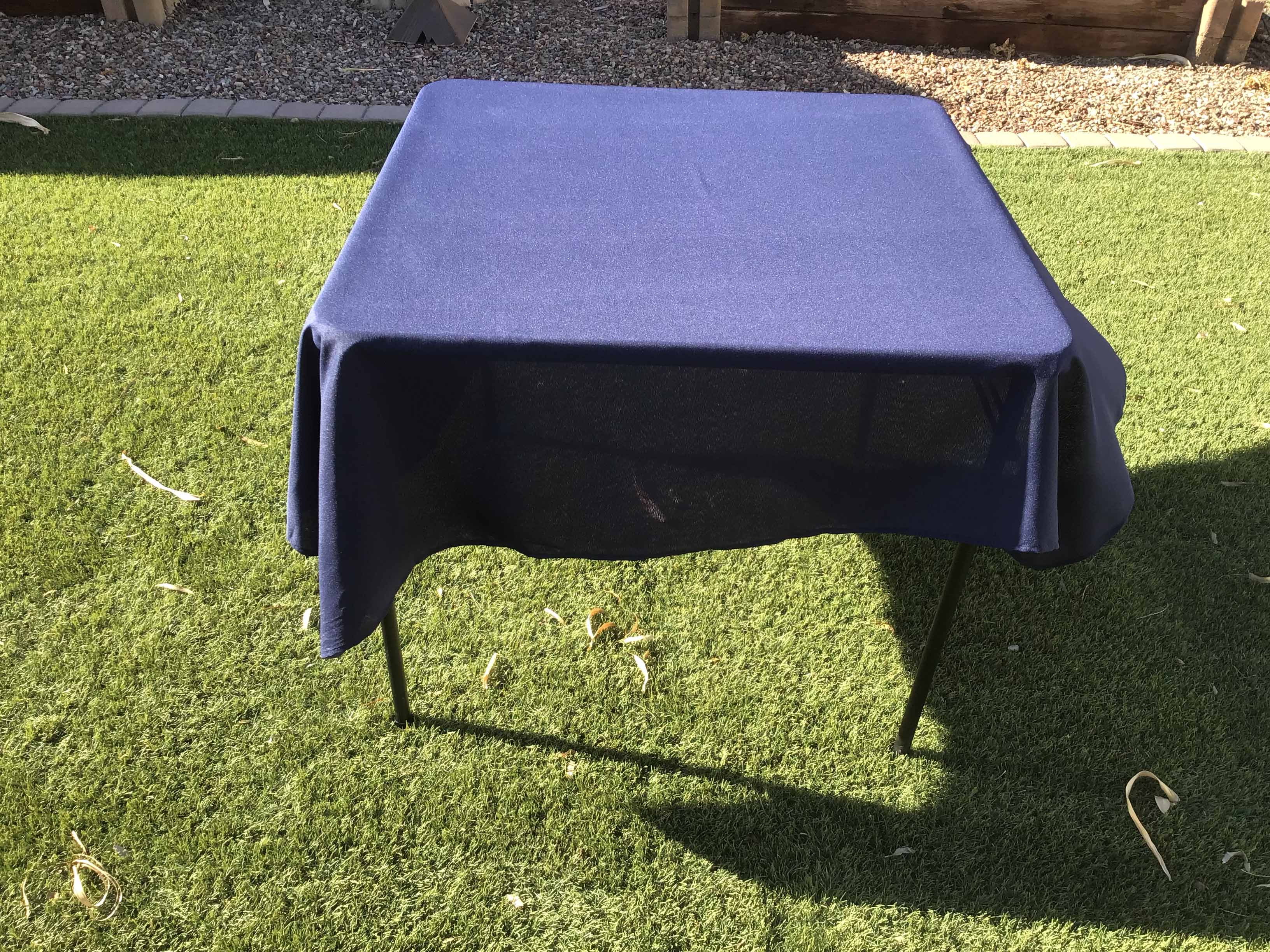 square tablecloths (navy blue) - 54