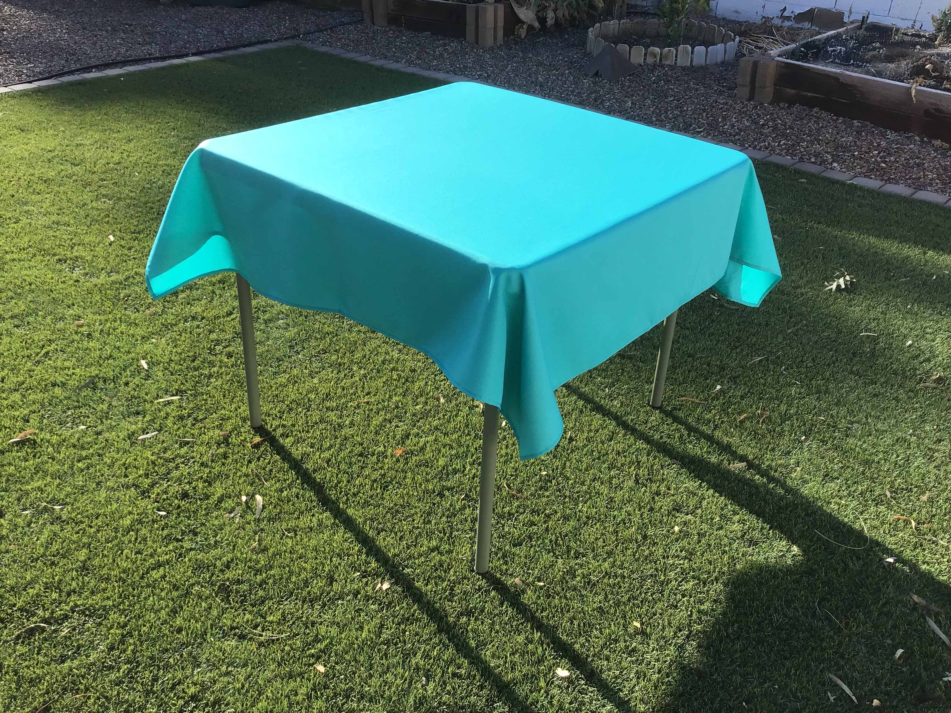 square tablecloths (turquoise) - 54
