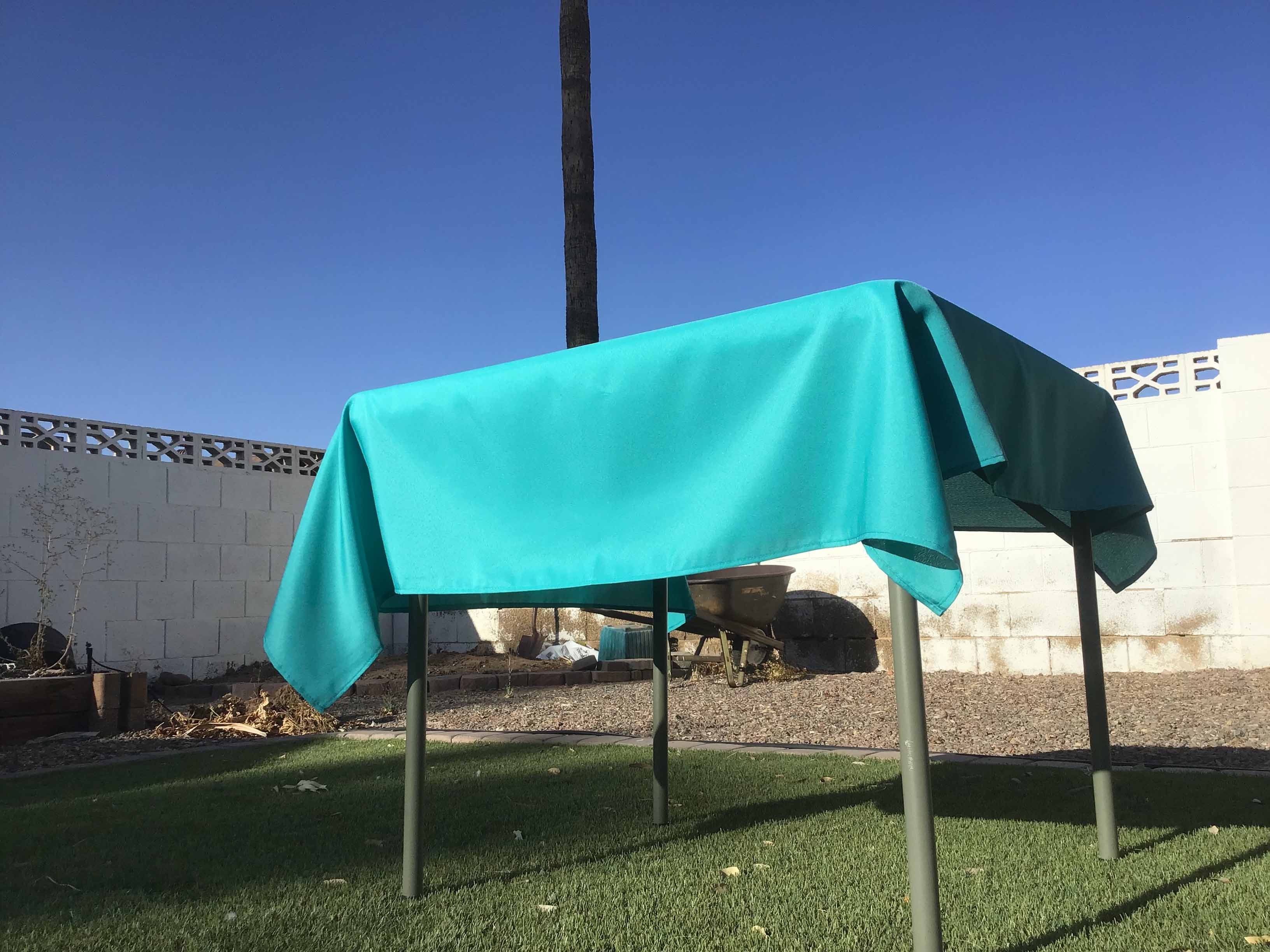 square tablecloths (turquoise) - 54