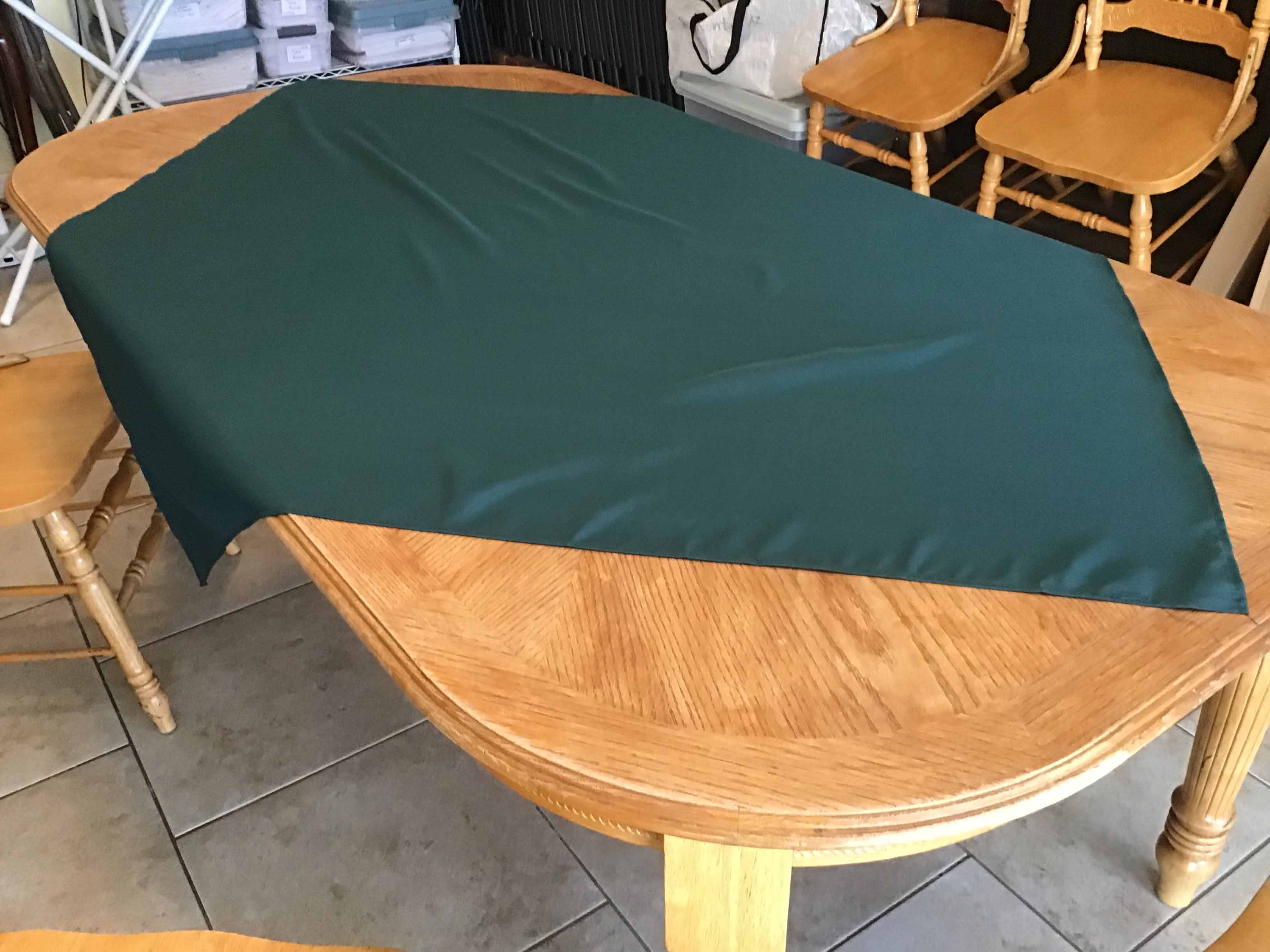 square tablecloths (peacock teal) - 54