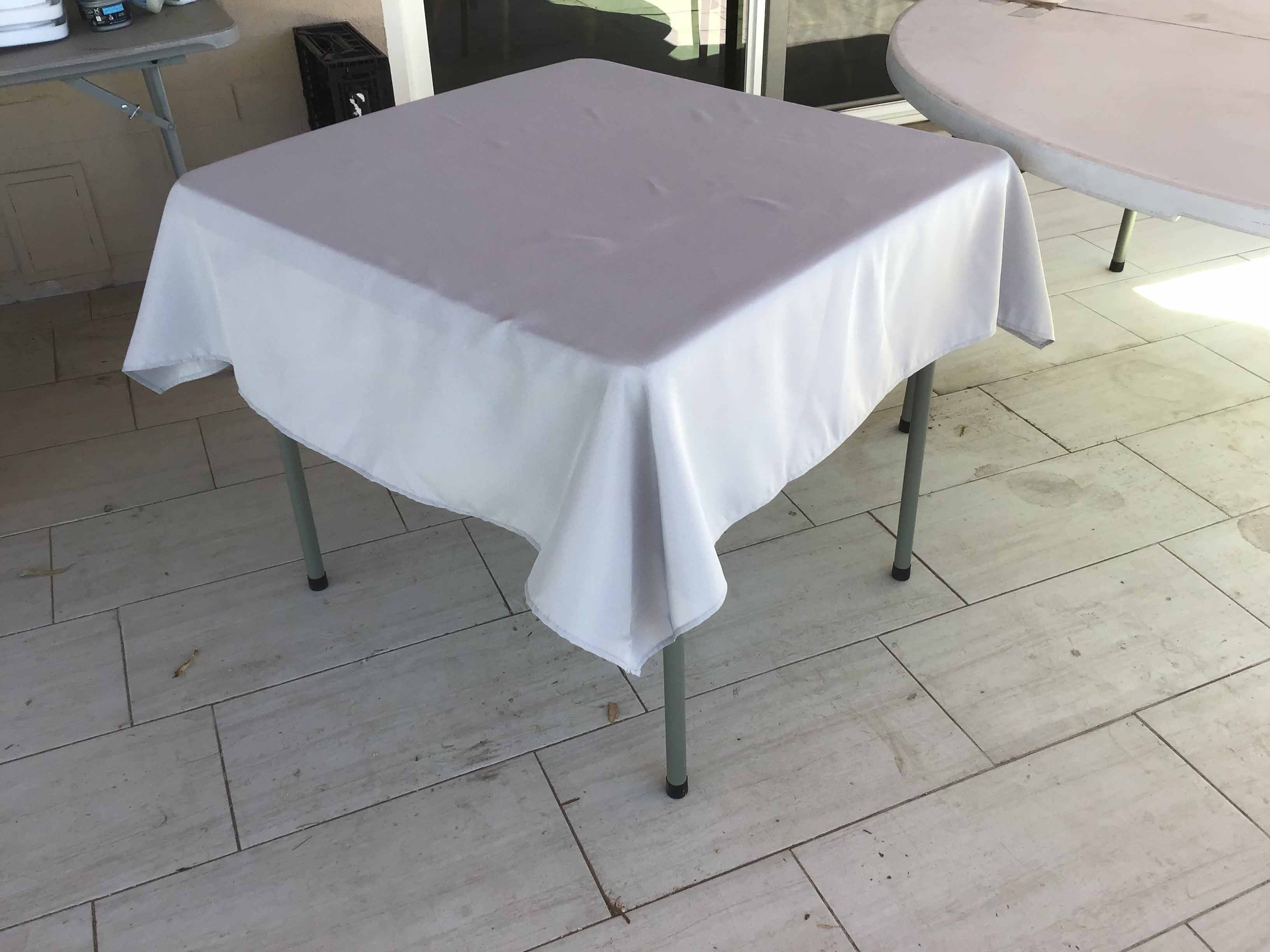 square tablecloths (silver) - 54