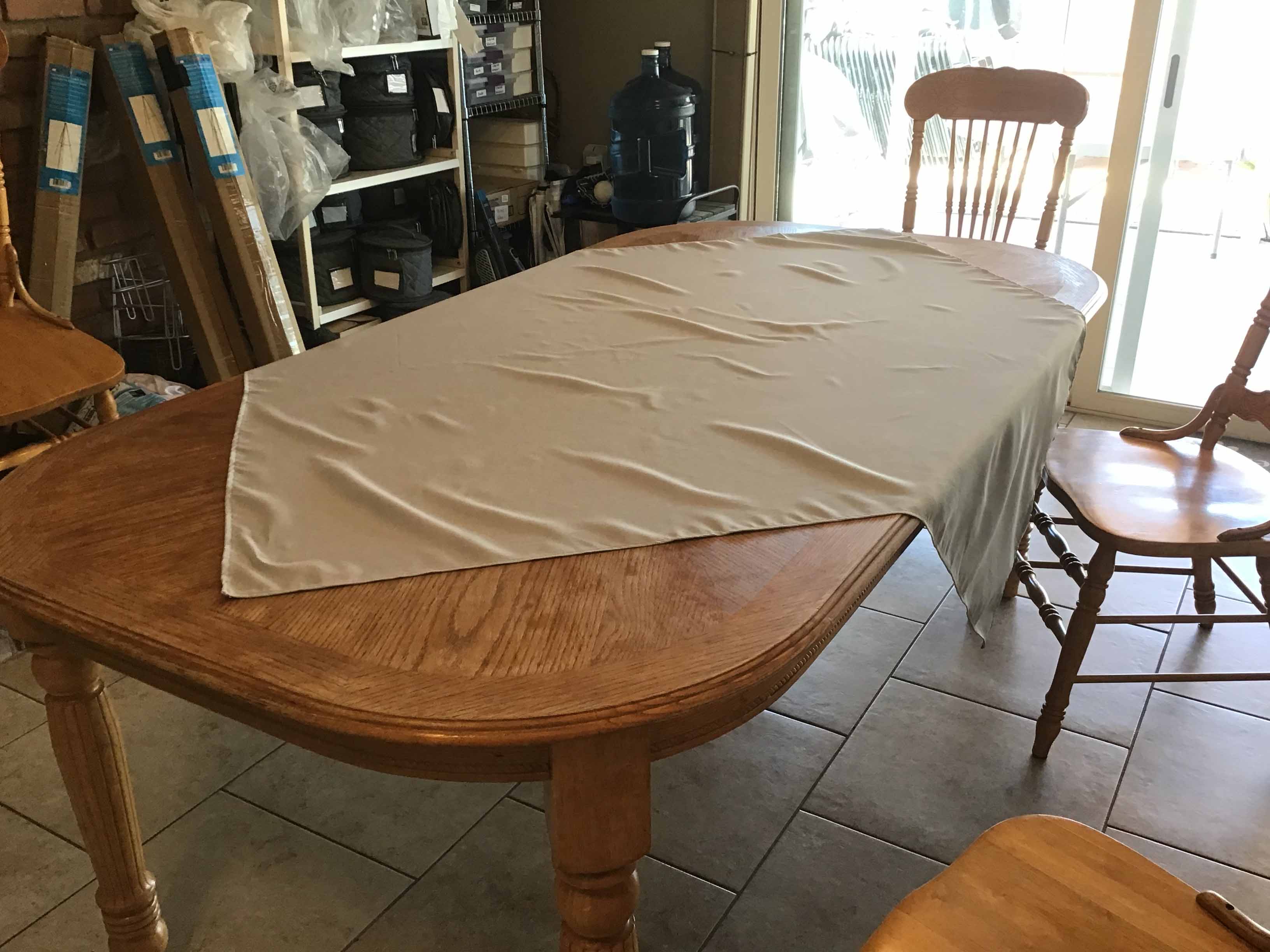 square tablecloths (silver) - 54