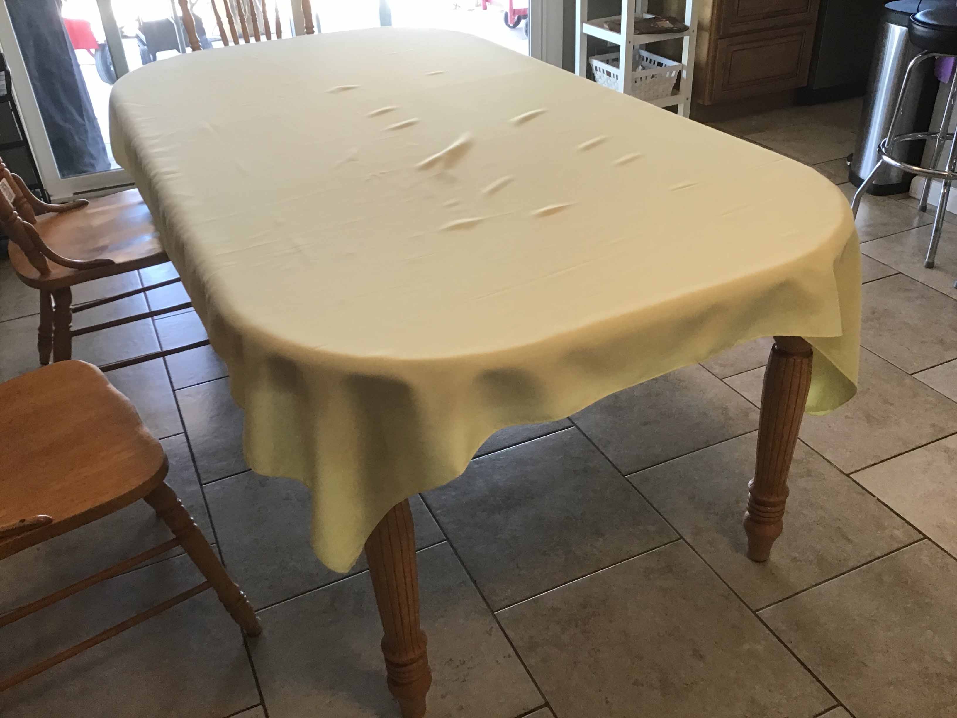 rectangle tablecloths (butter) - 60 x 90