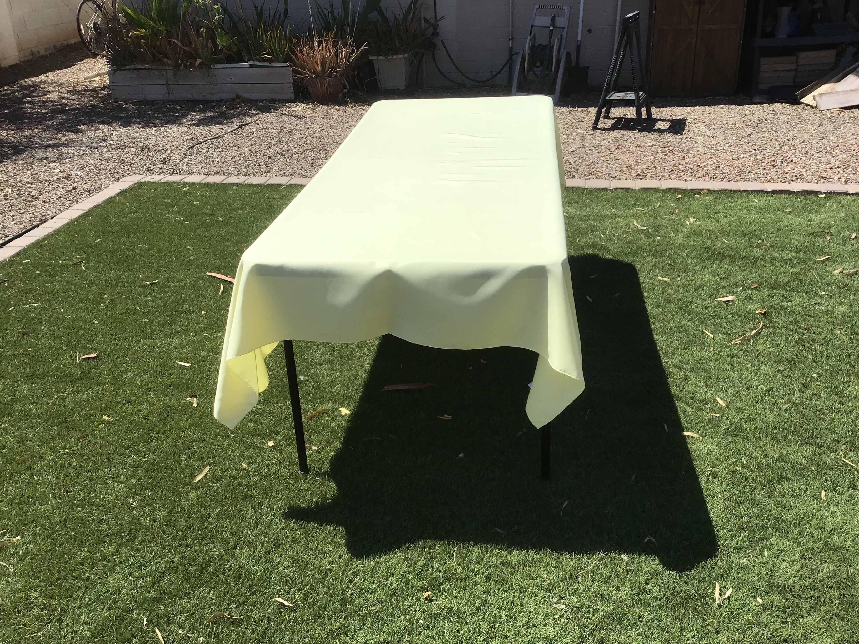 rectangle tablecloths (butter) - 60 x 90
