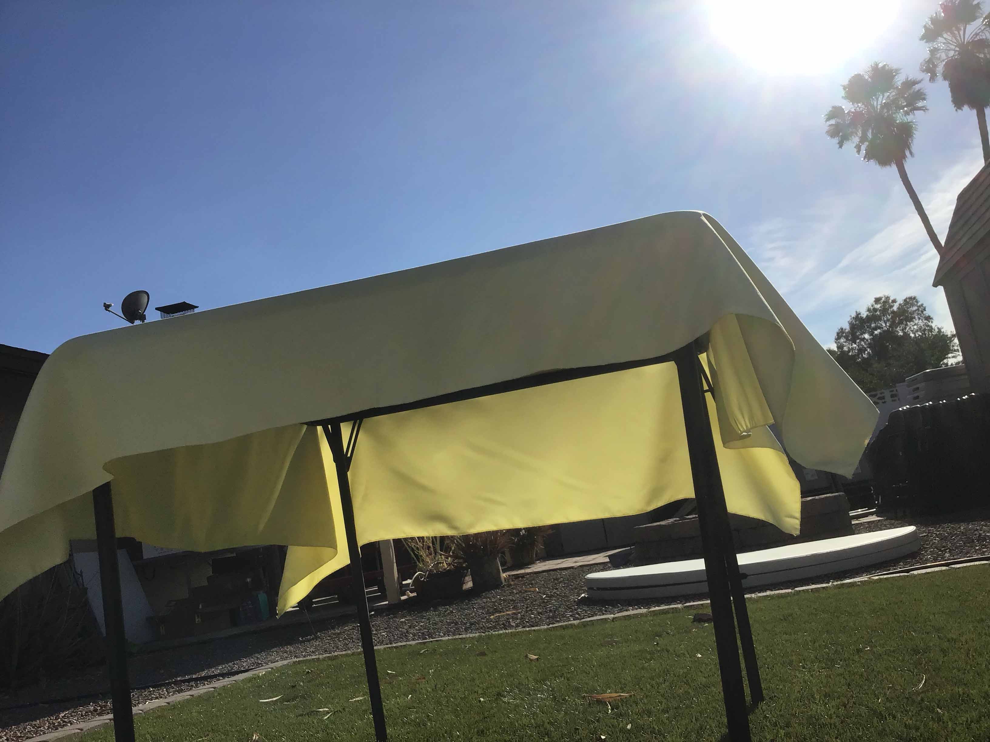 square tablecloths (butter) - 54