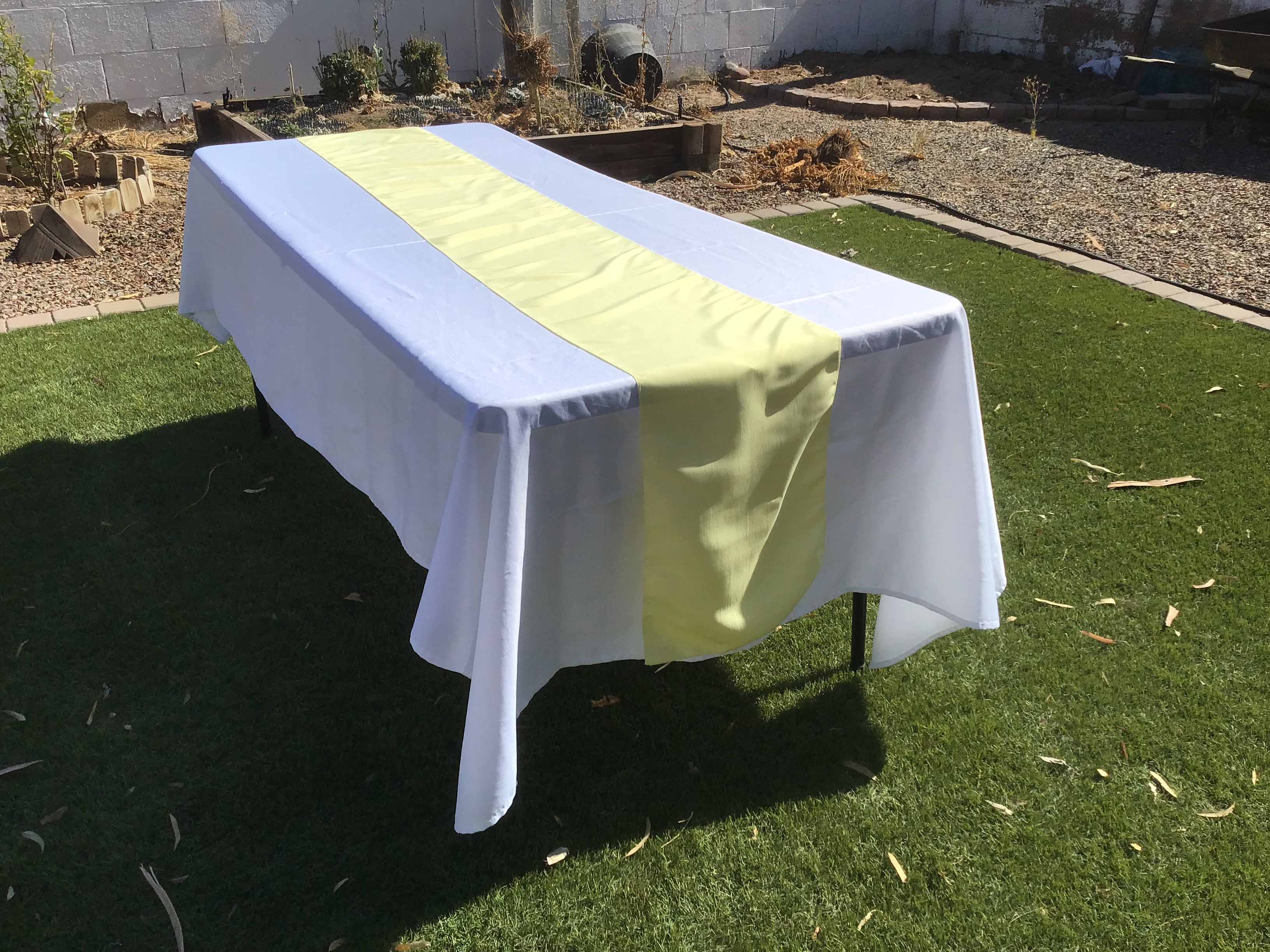 table runners (butter) - 13 x 108