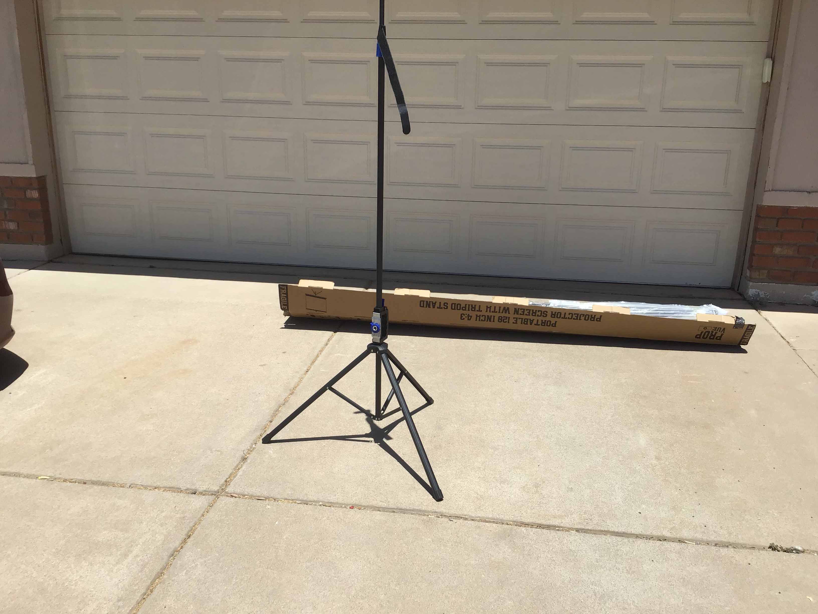 projector screen with stand - 120 inch