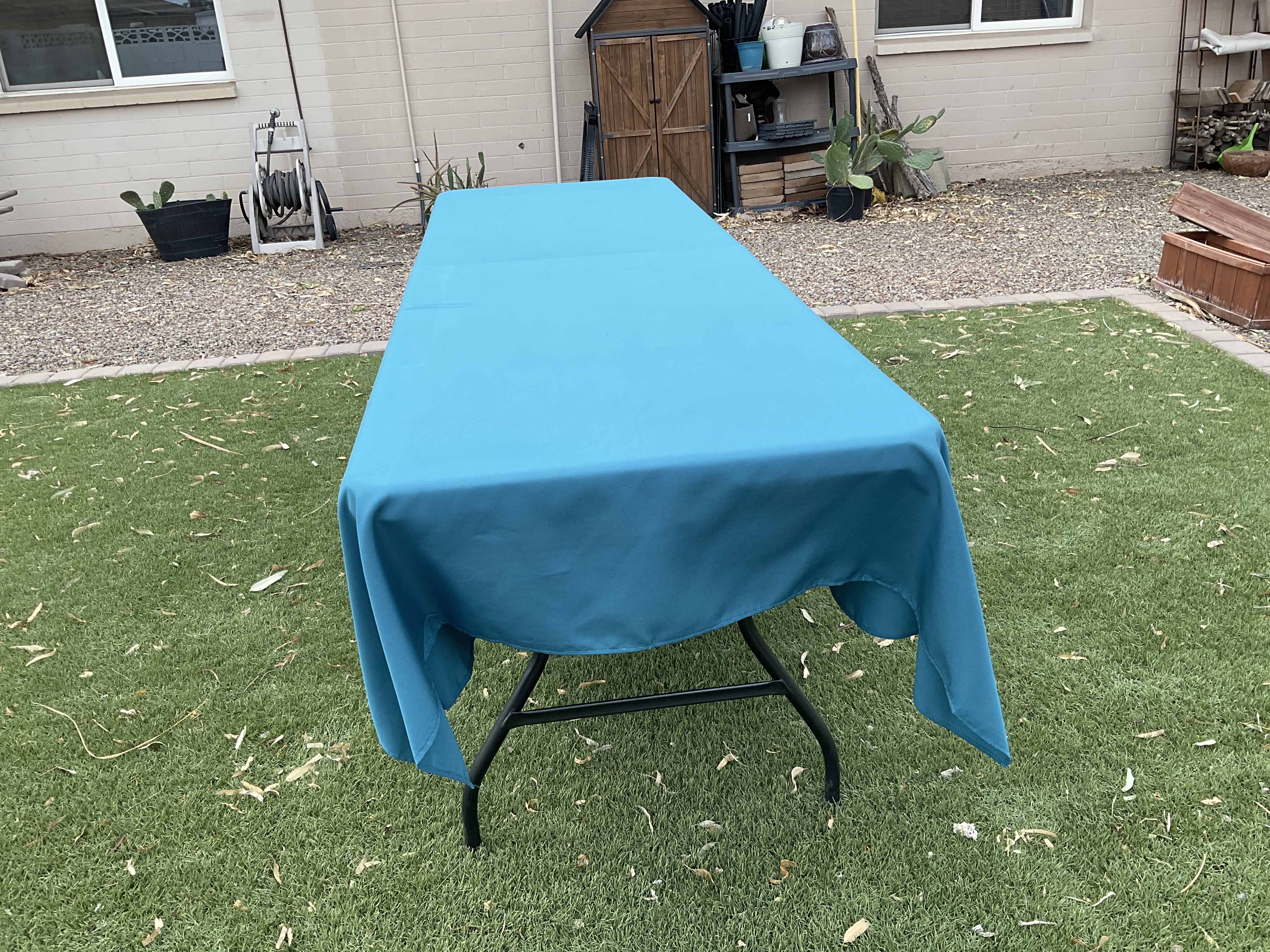 rectangle tablecloths (peacock blue) - 60 x 120