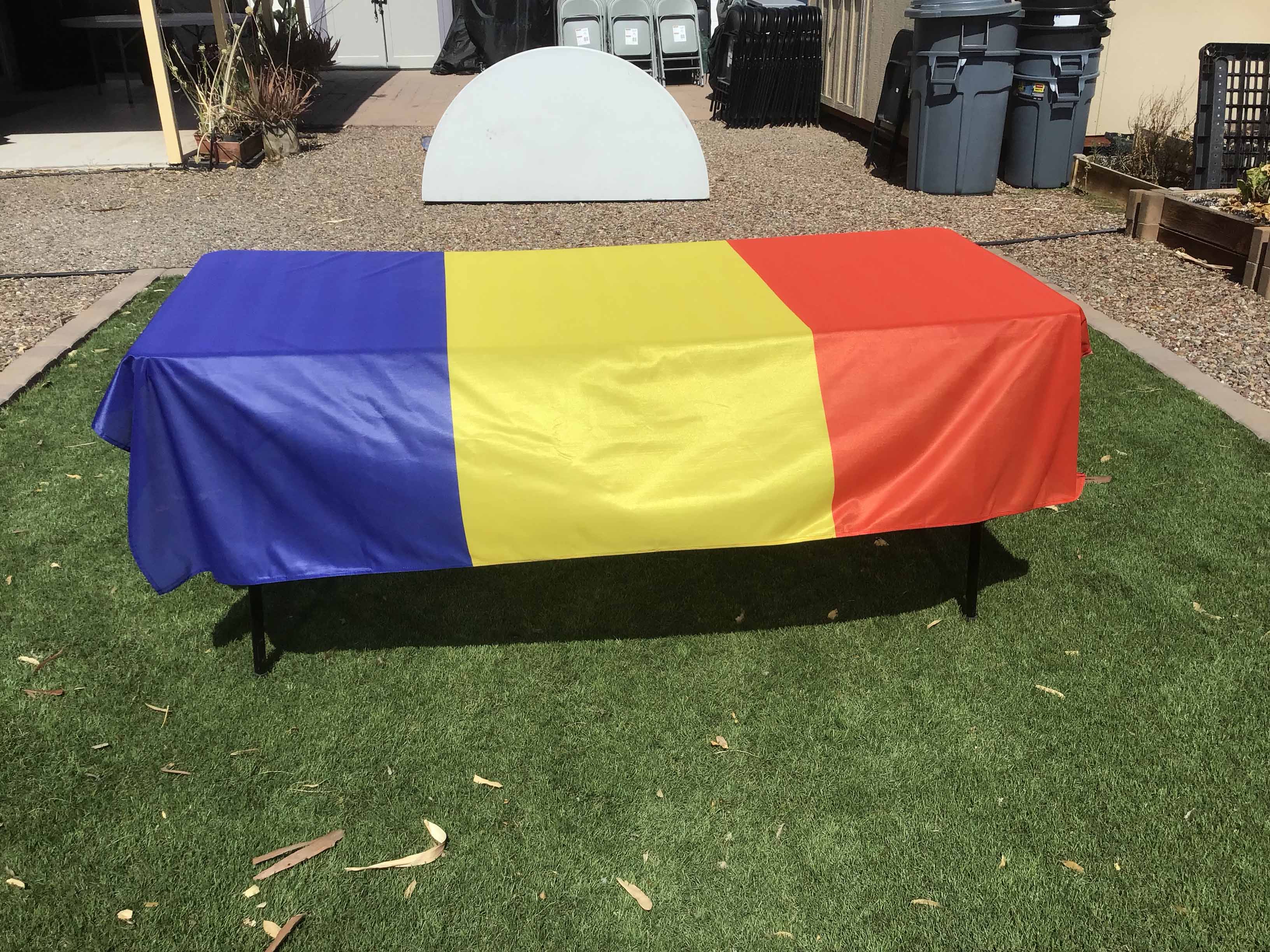 rectangle tablecloths (flag of Romania) - 59 x 83