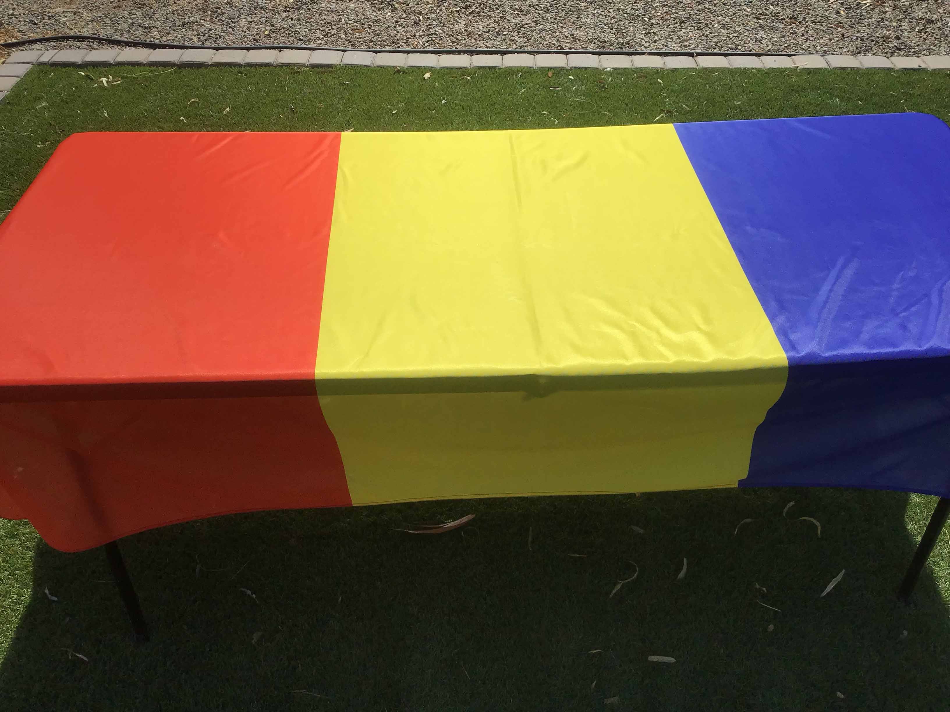 rectangle tablecloths (flag of Romania) - 59 x 83
