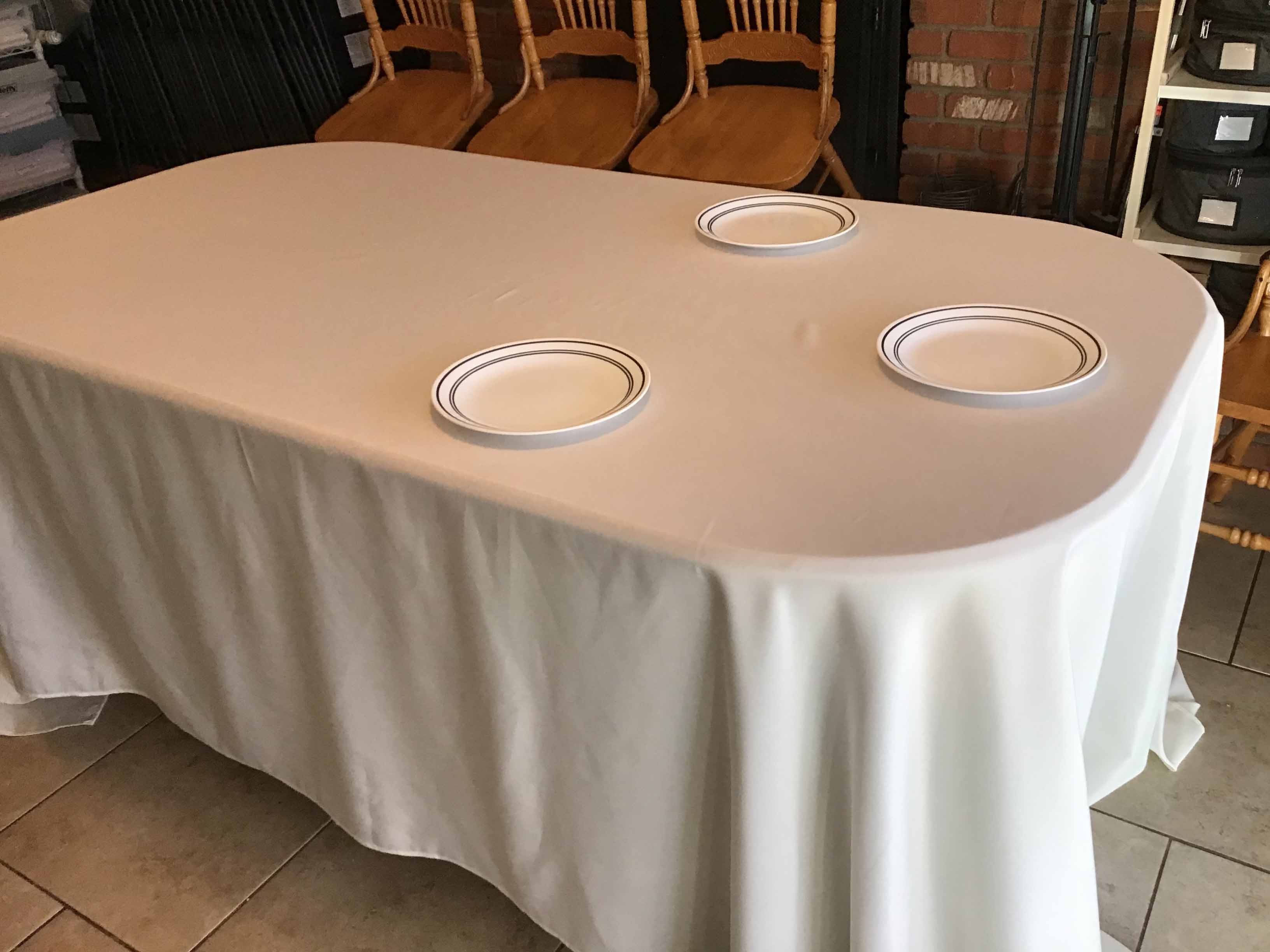 rectangle tablecloths (ivory) - 90 x 156