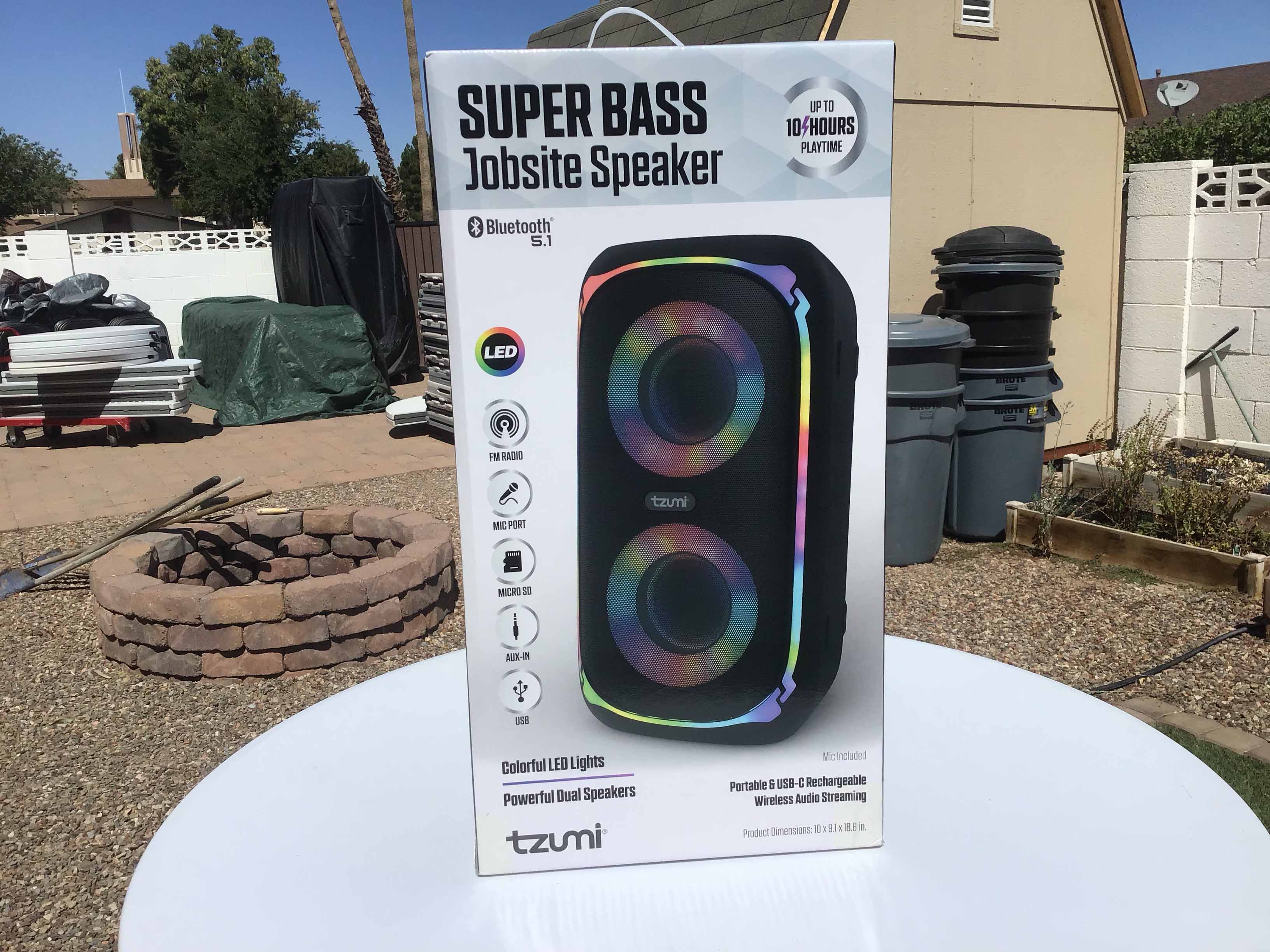 Super Bass Jobsite Speaker