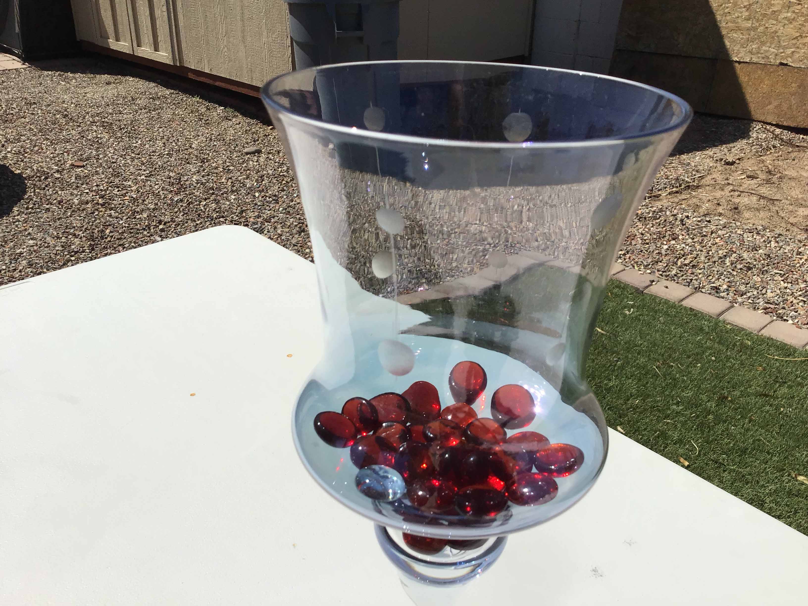 decorative gems (5 bags of different-colored glass gems)