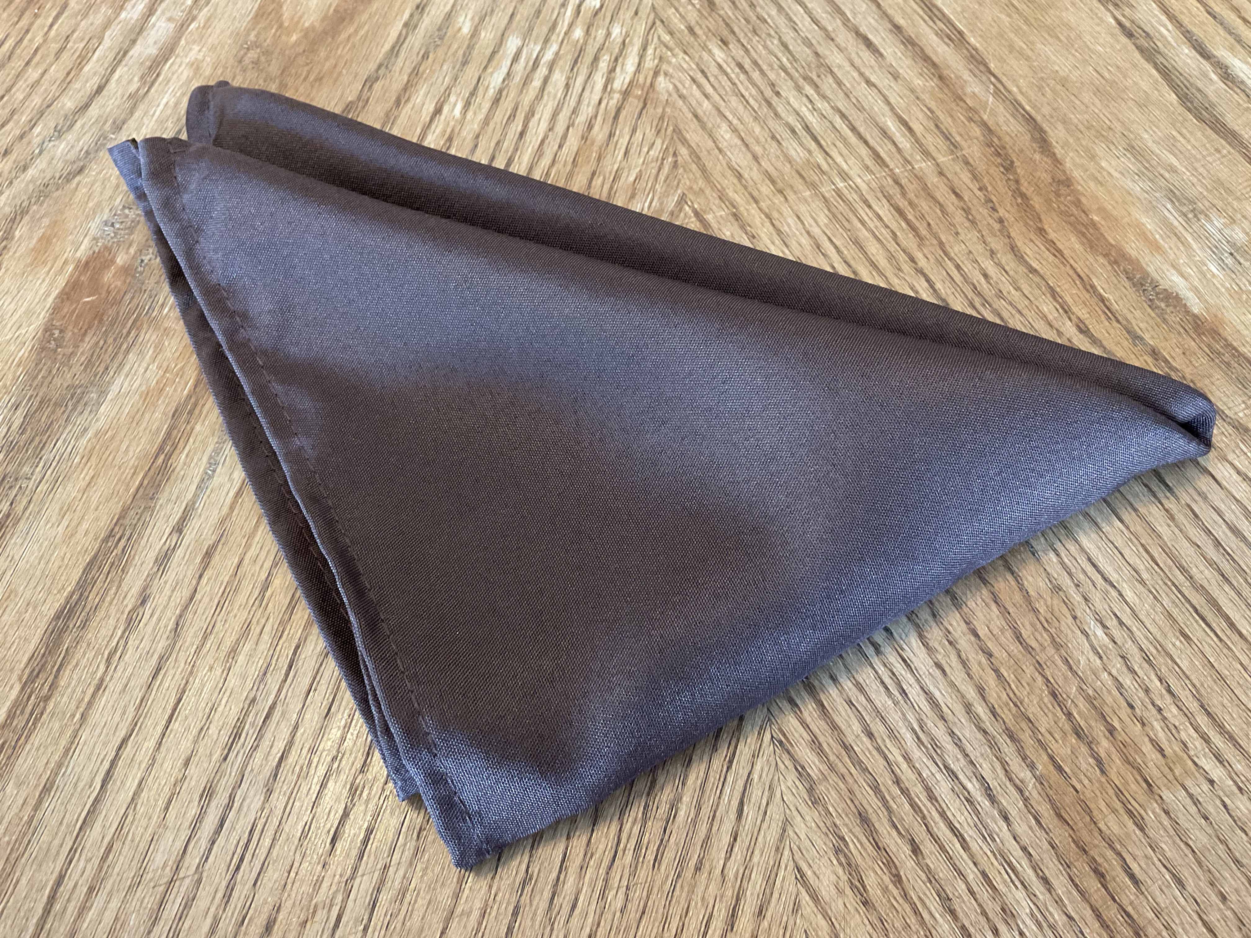 cloth dinner napkins (chocolate) - 17 x 17