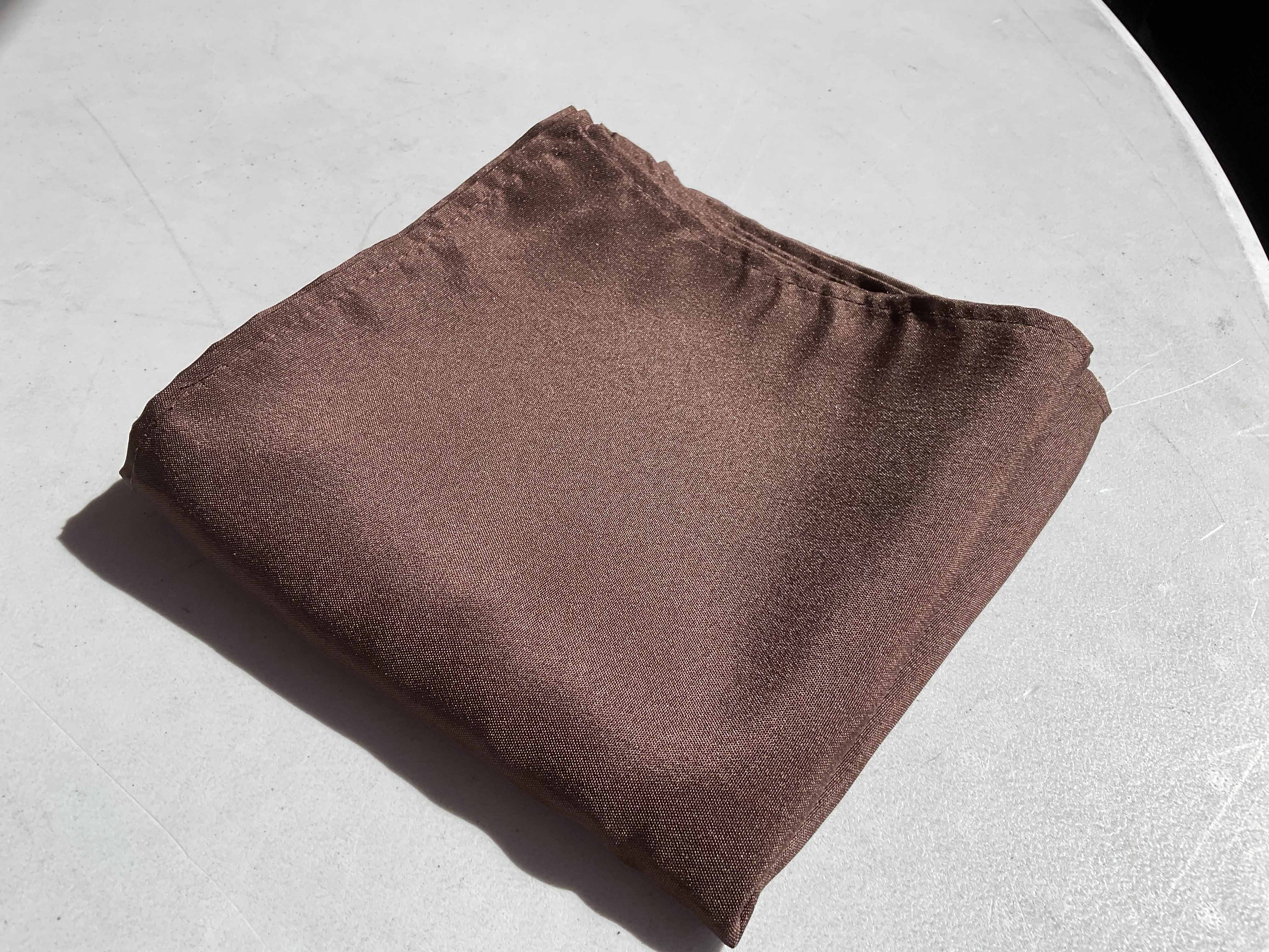 cloth dinner napkins (chocolate) - 17 x 17