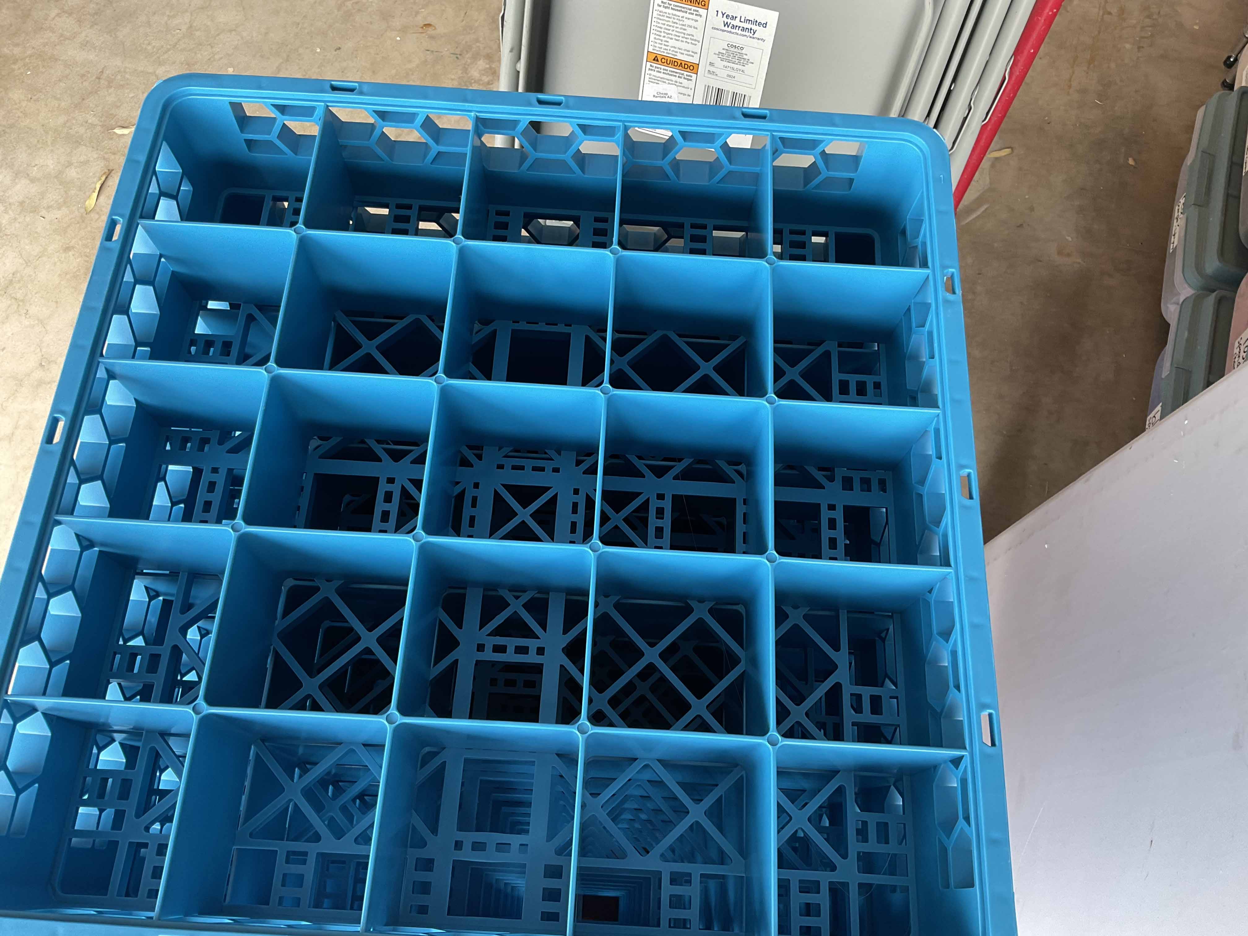 glass racks (25-compartment) - 3 high