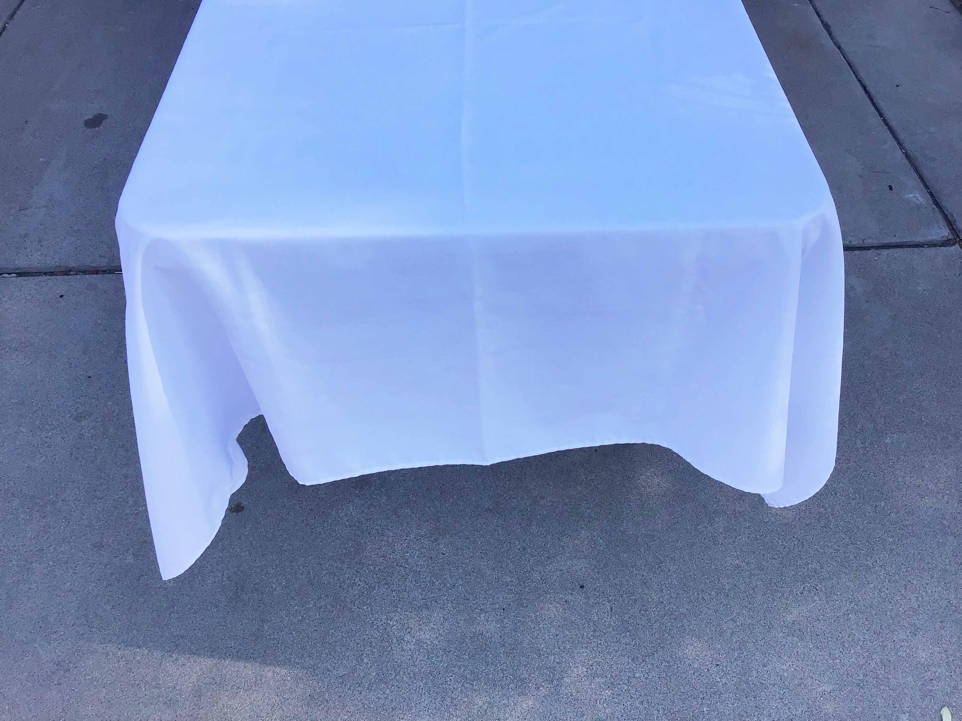 rectangle tablecloths (white) - 60 x 126