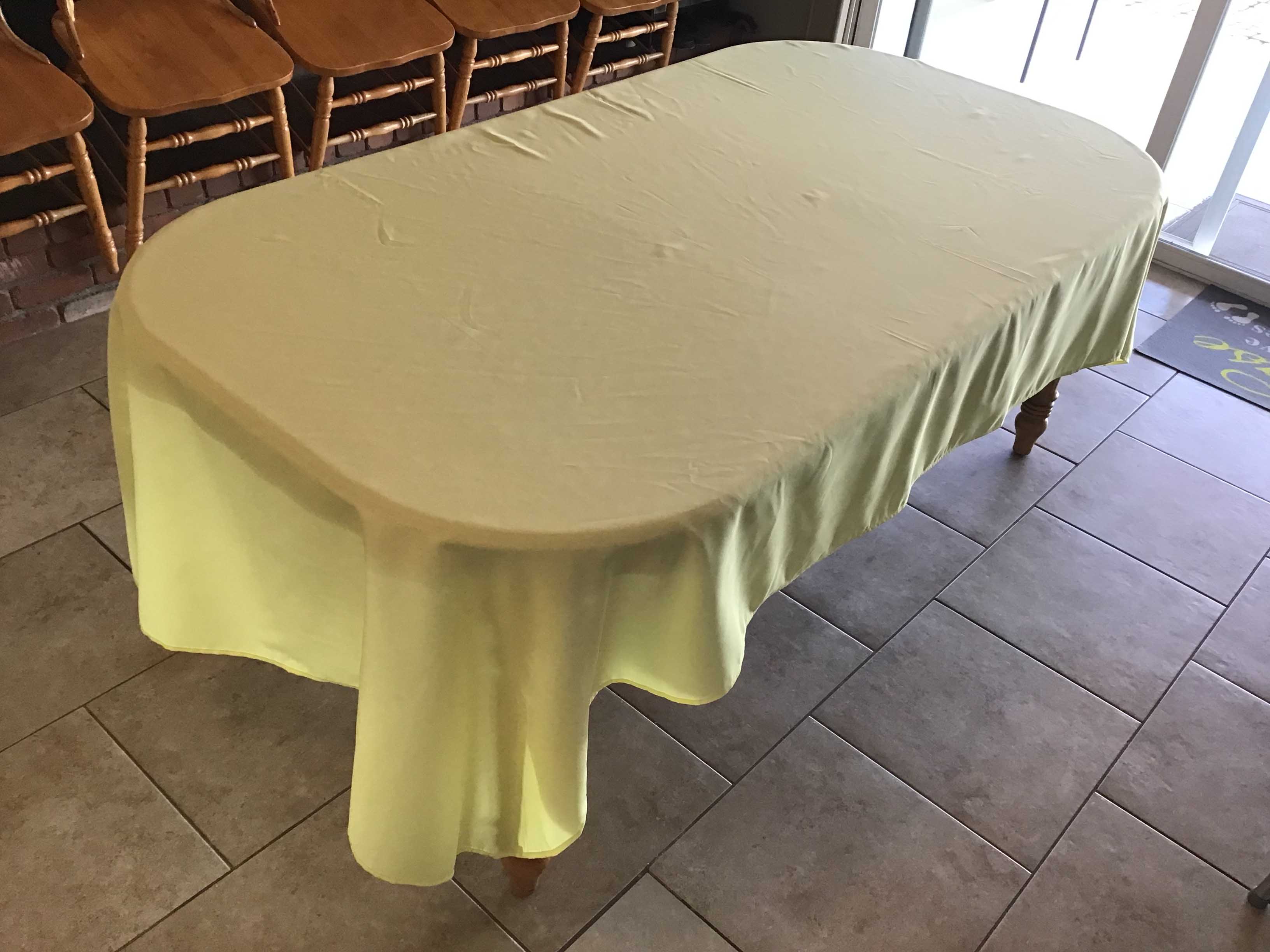 rectangle tablecloths (yellow) - 60 x 102
