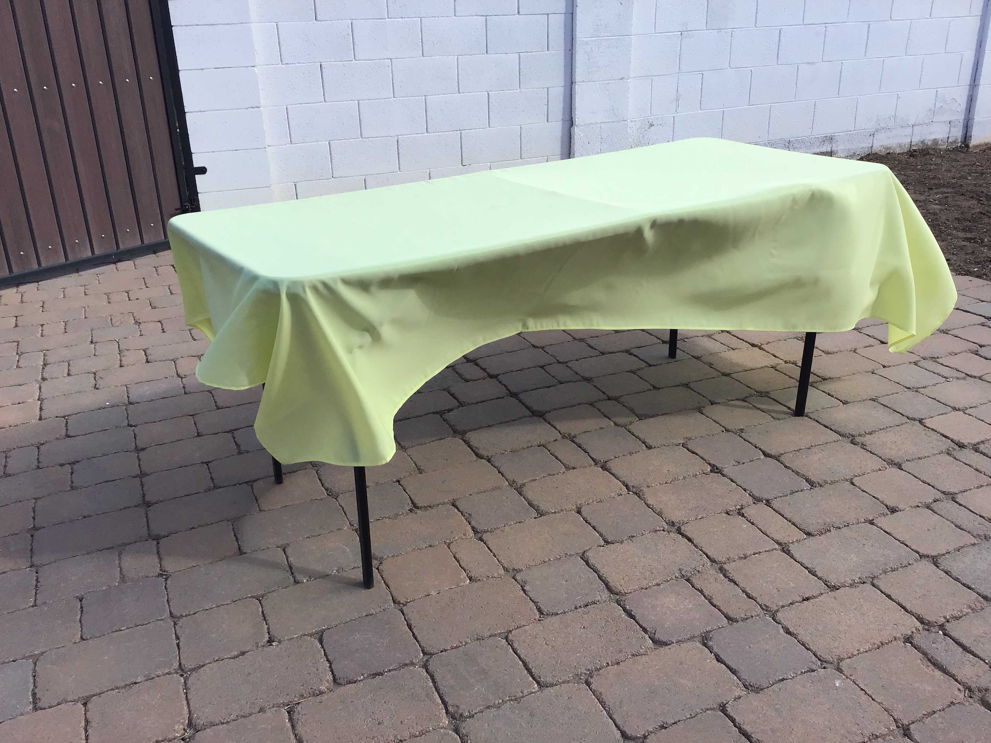 rectangle tablecloths (yellow) - 60 x 102