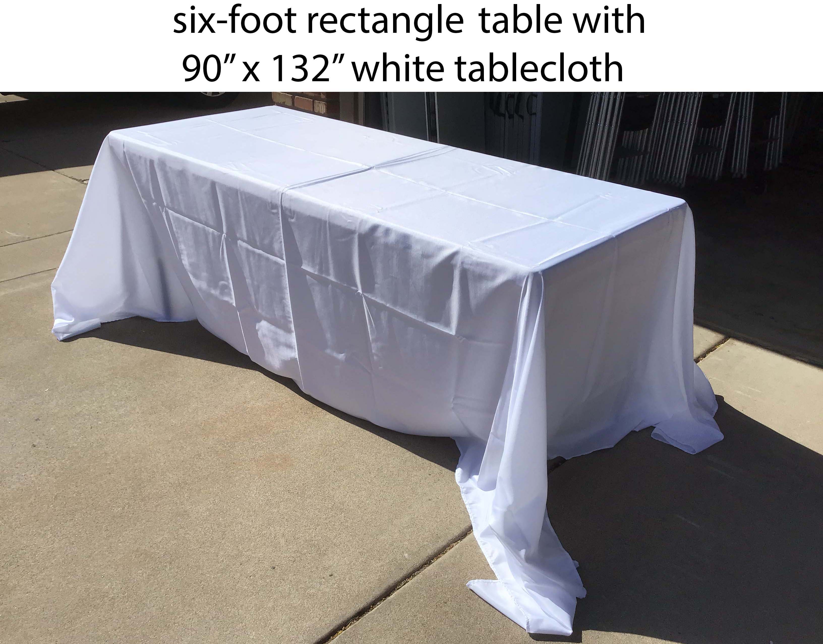 6 foot rectangle tables