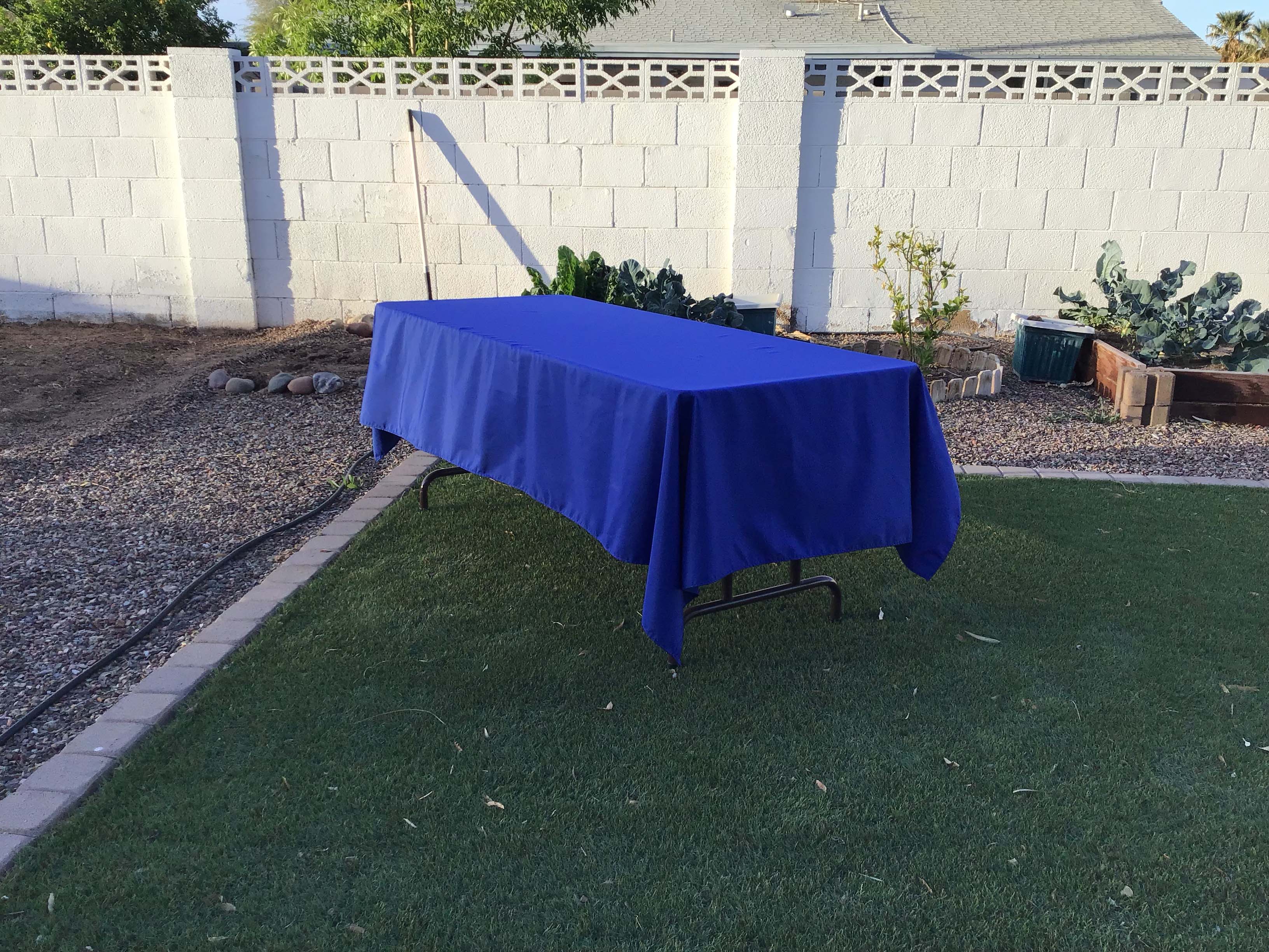 rectangle tablecloths (royal blue) - 60 x 102