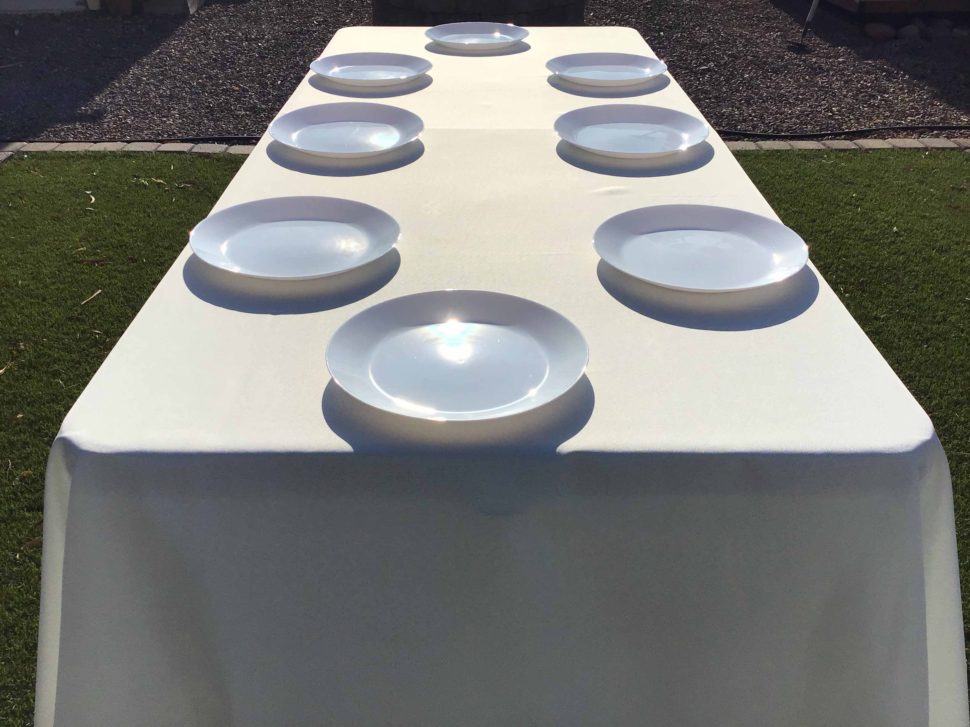 rectangle tablecloths (ivory) - 60 x 102