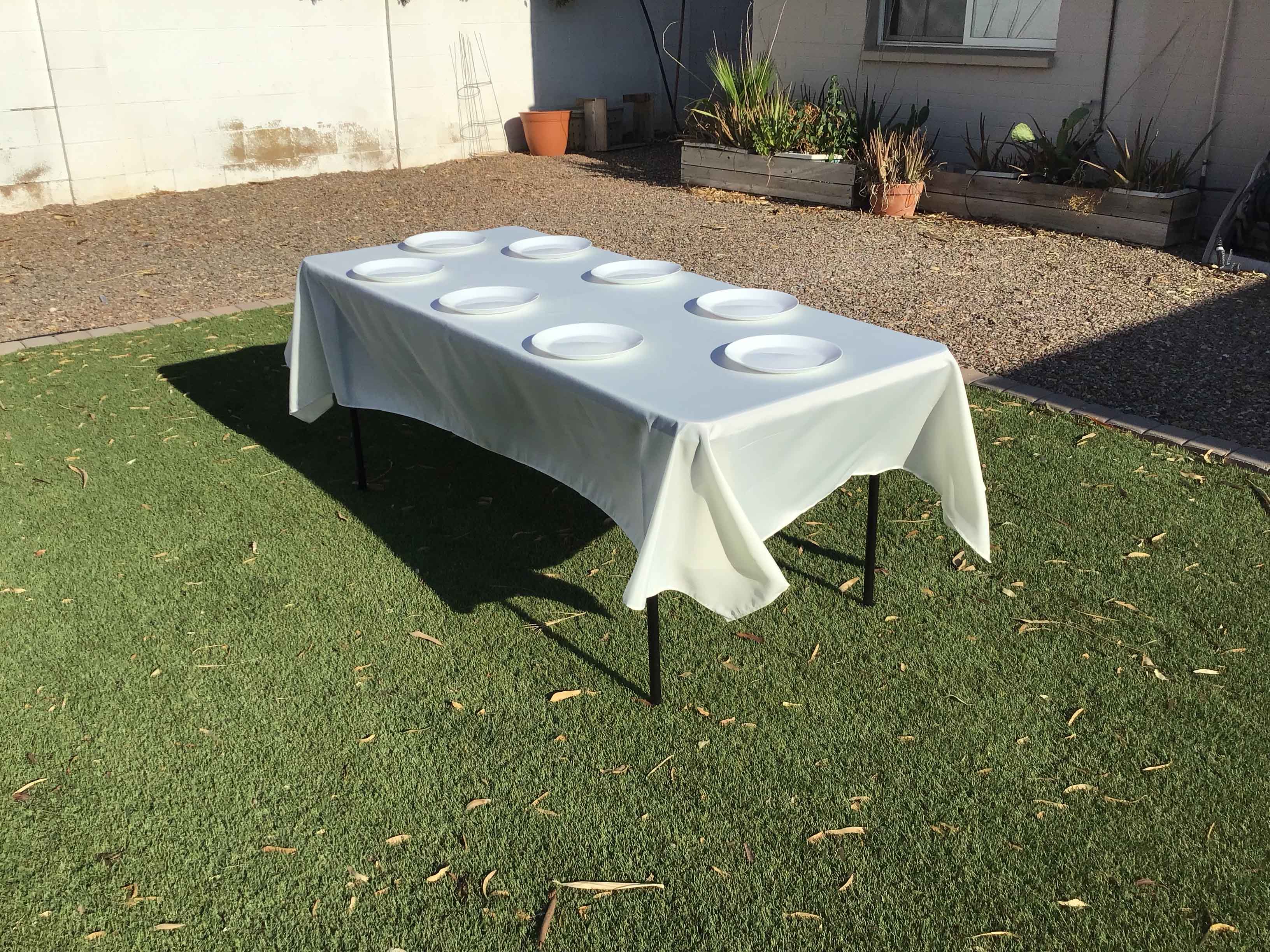 rectangle tablecloths (ivory) - 60 x 102