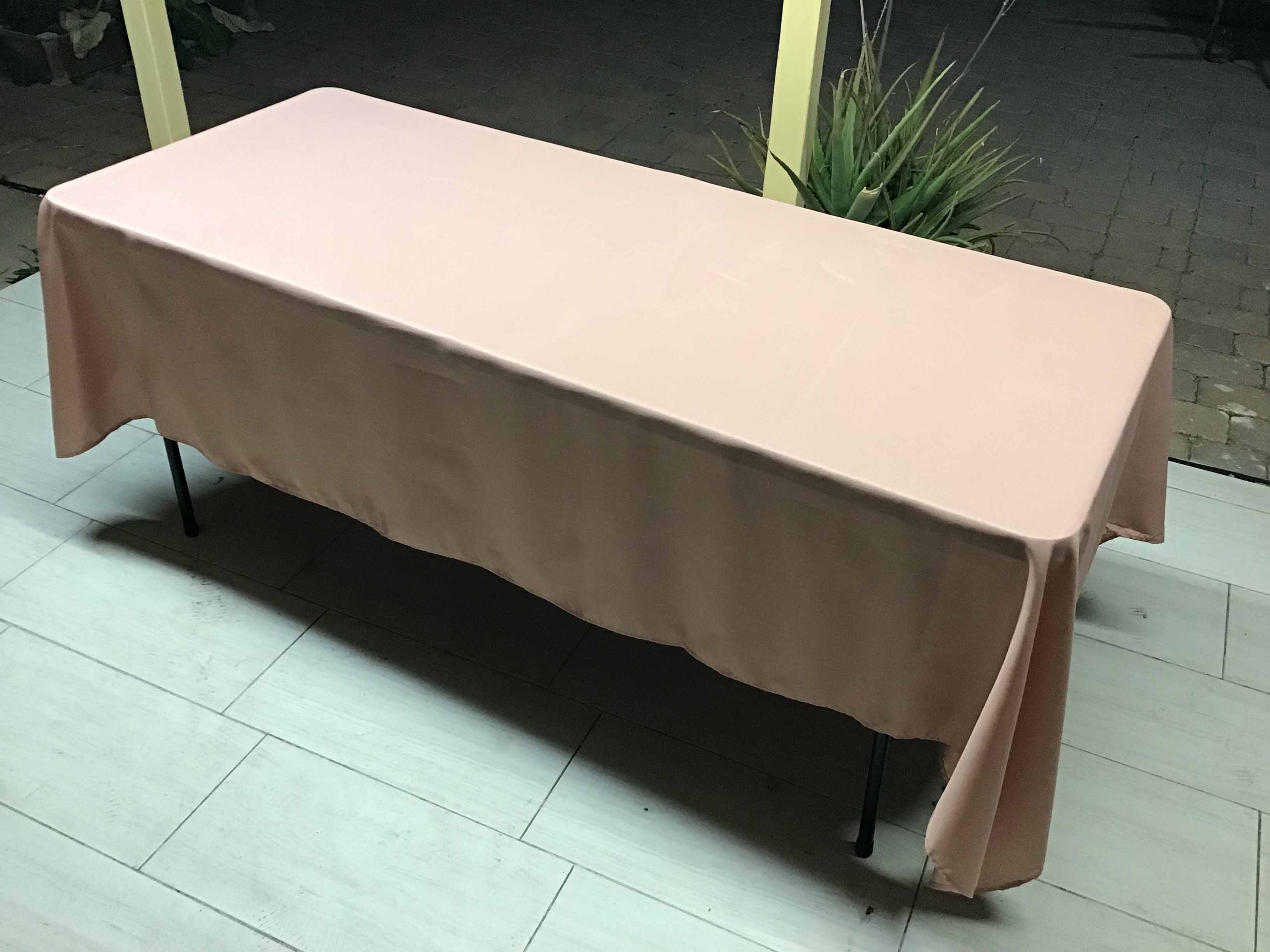 rectangle tablecloths (dusty rose) - 60 x 102