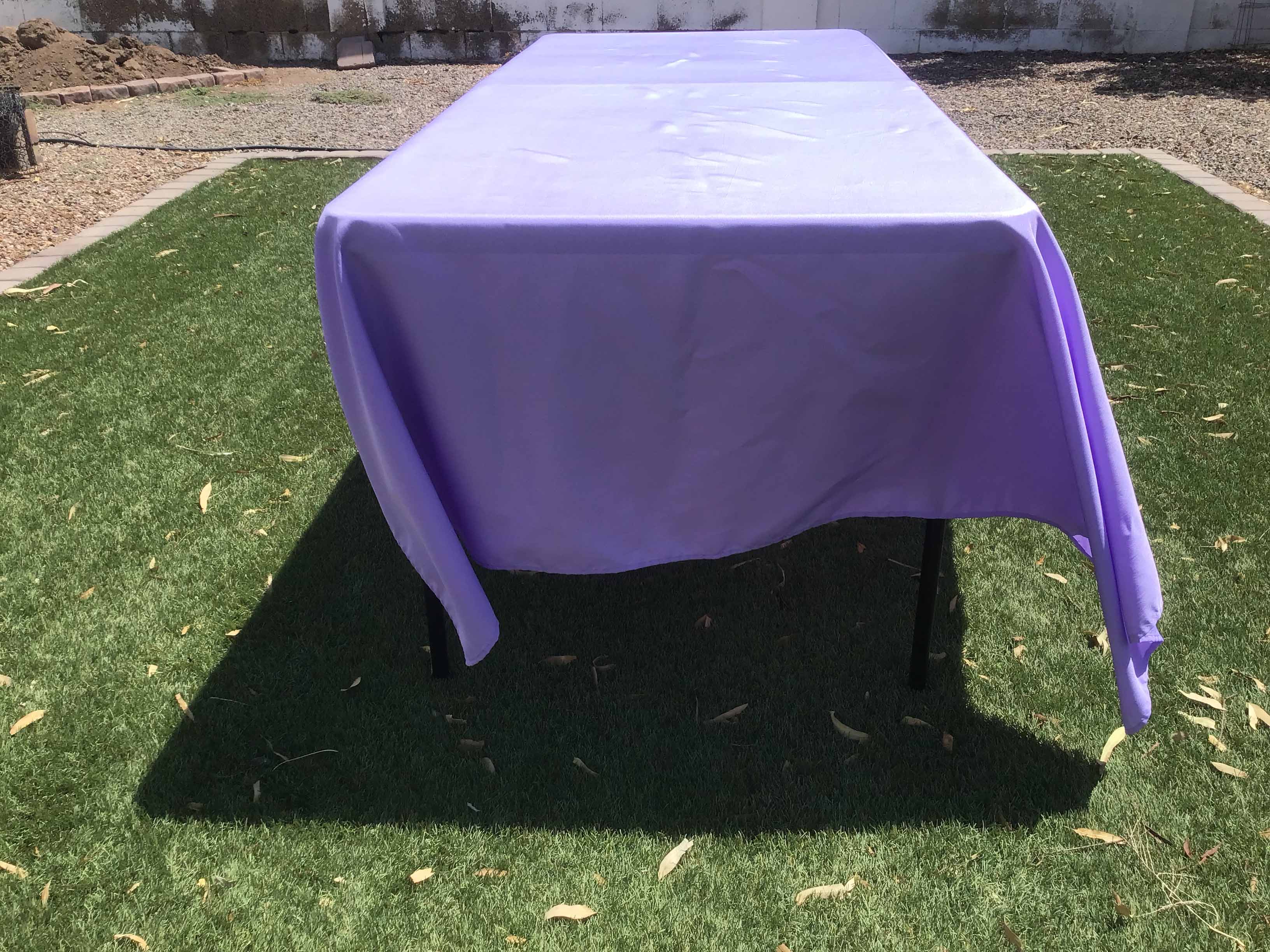 rectangle tablecloths (lavender lilac) - 60 x 102