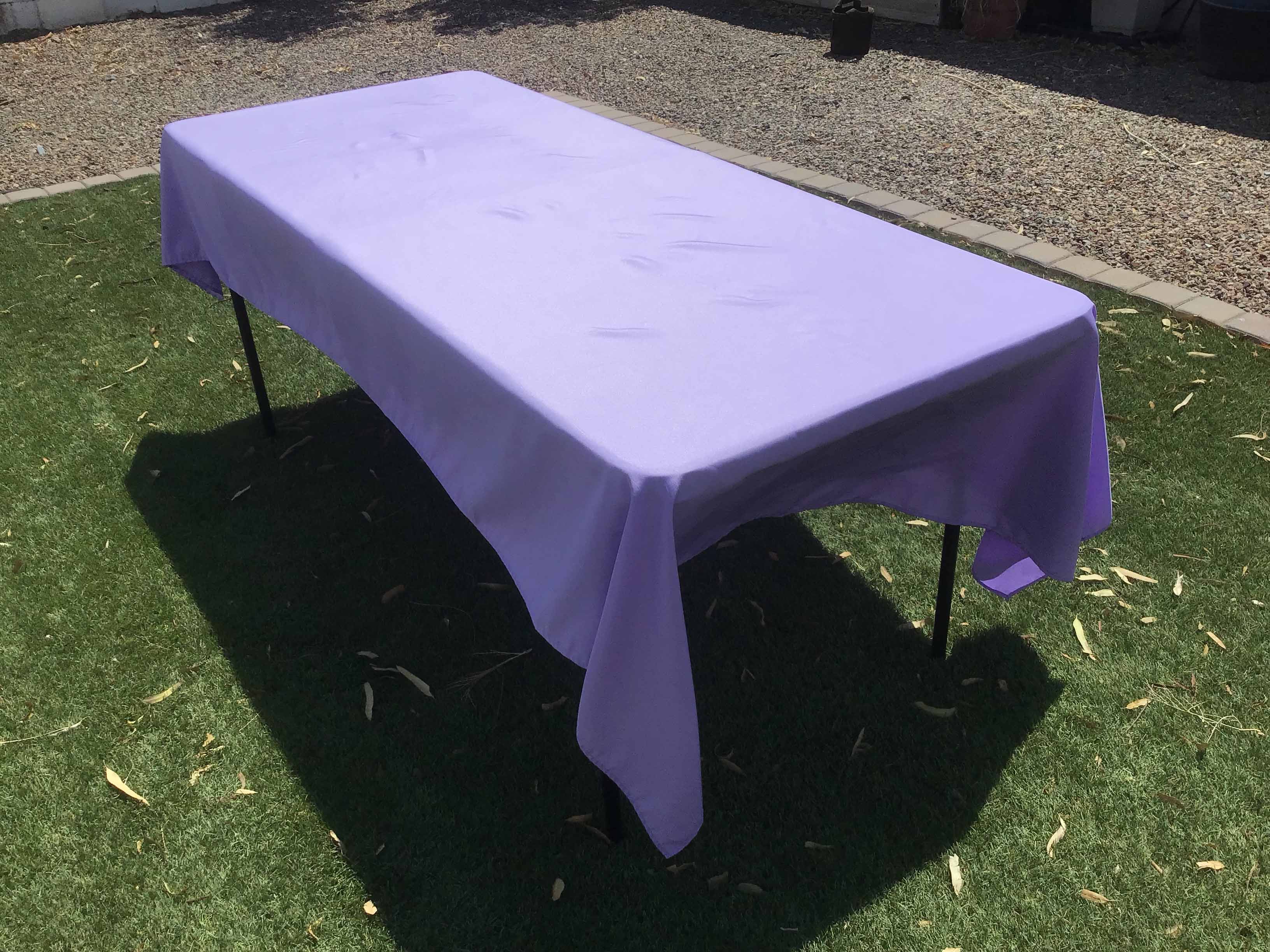 rectangle tablecloths (lavender lilac) - 60 x 102
