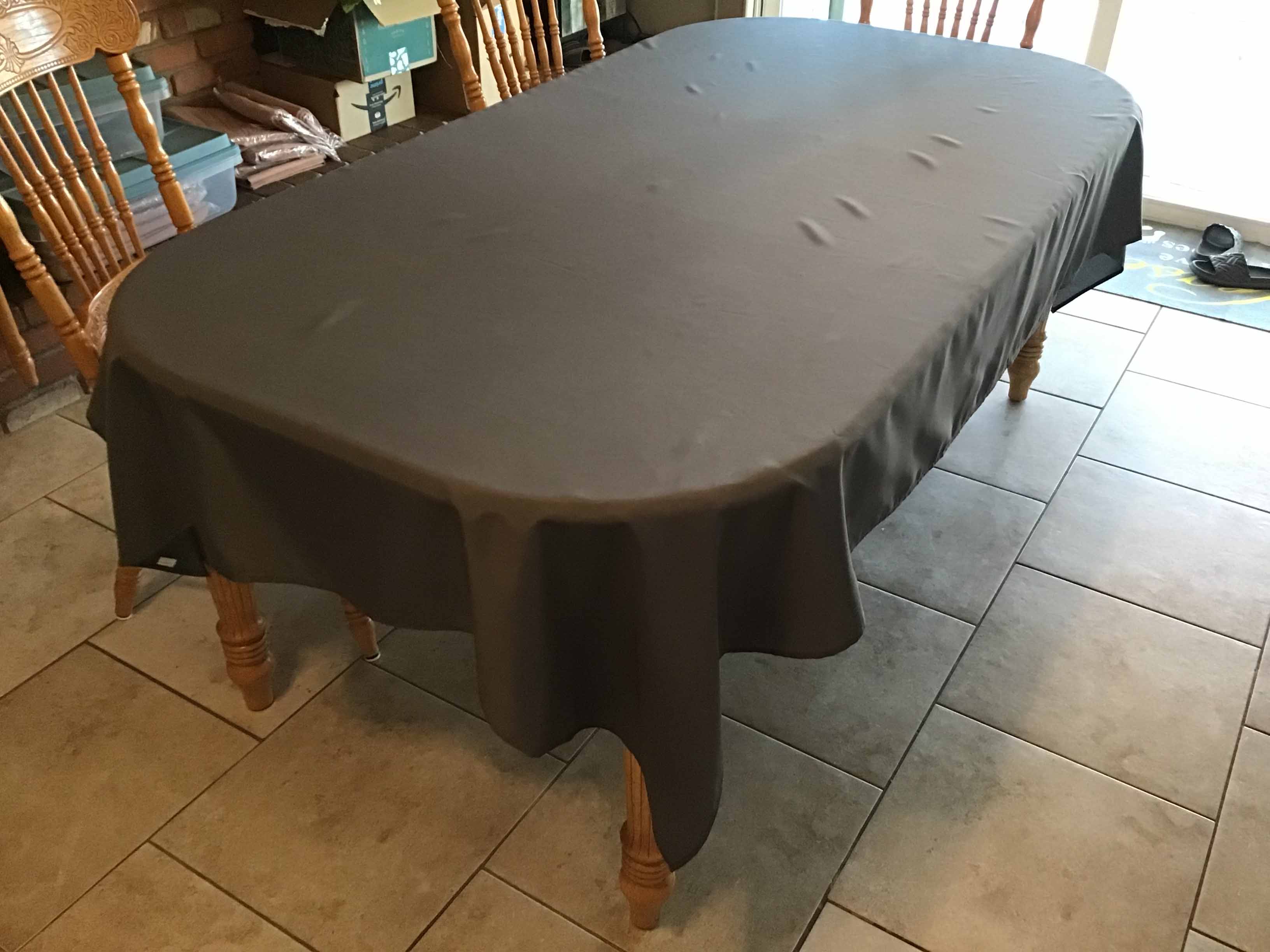 rectangle tablecloths (charcoal gray) - 60 x 102