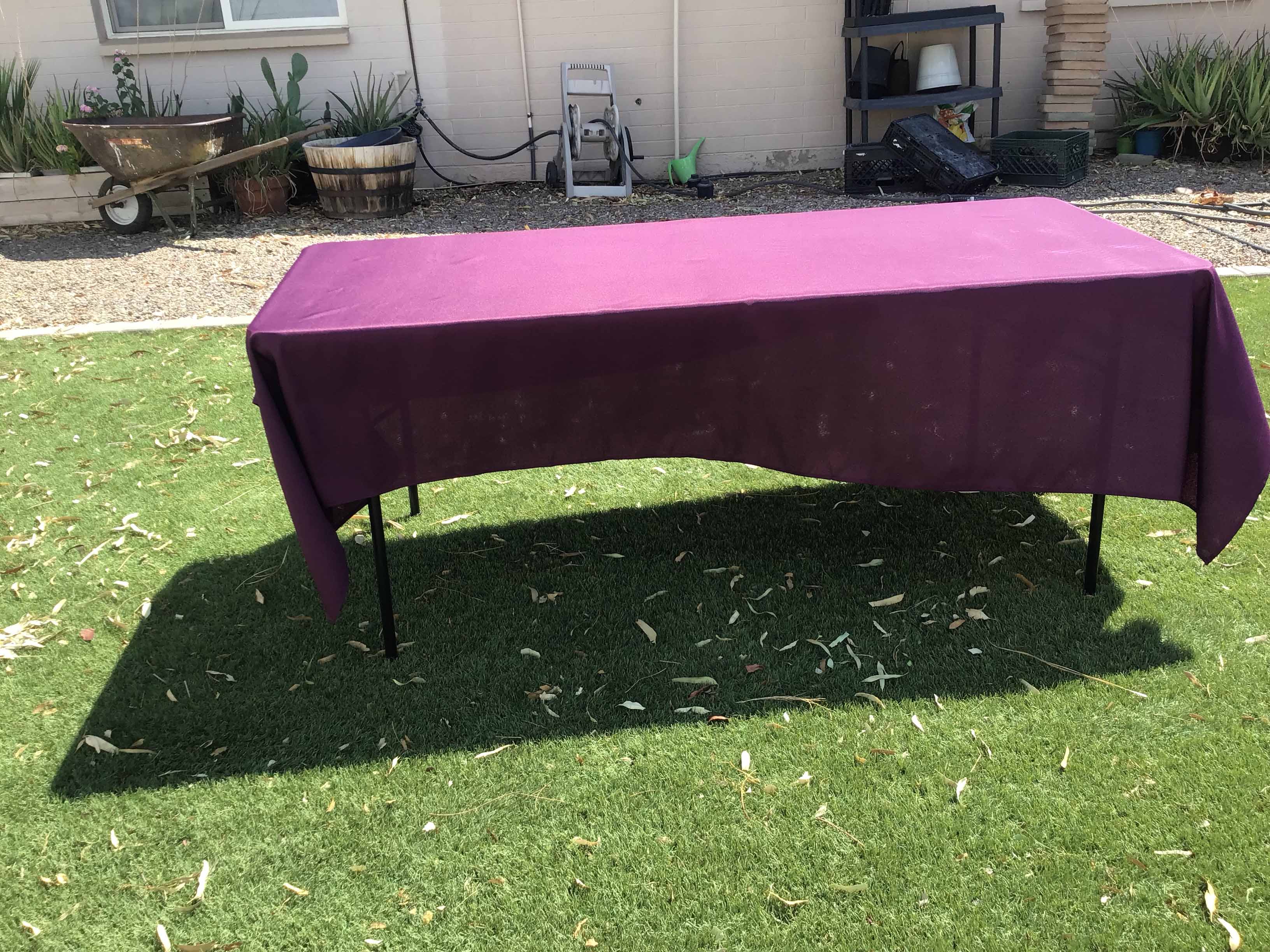 rectangle tablecloths (eggplant) - 60 x 102