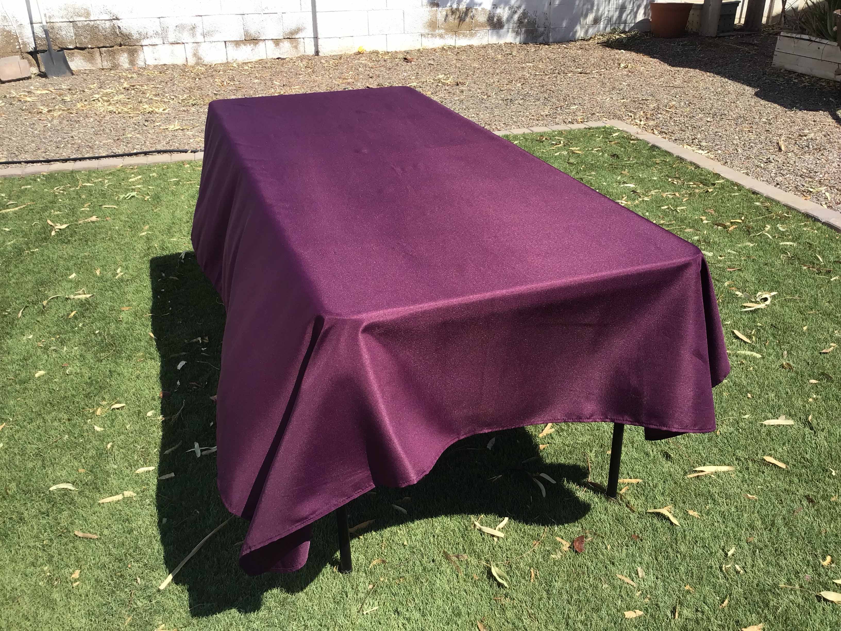 rectangle tablecloths (eggplant) - 60 x 102