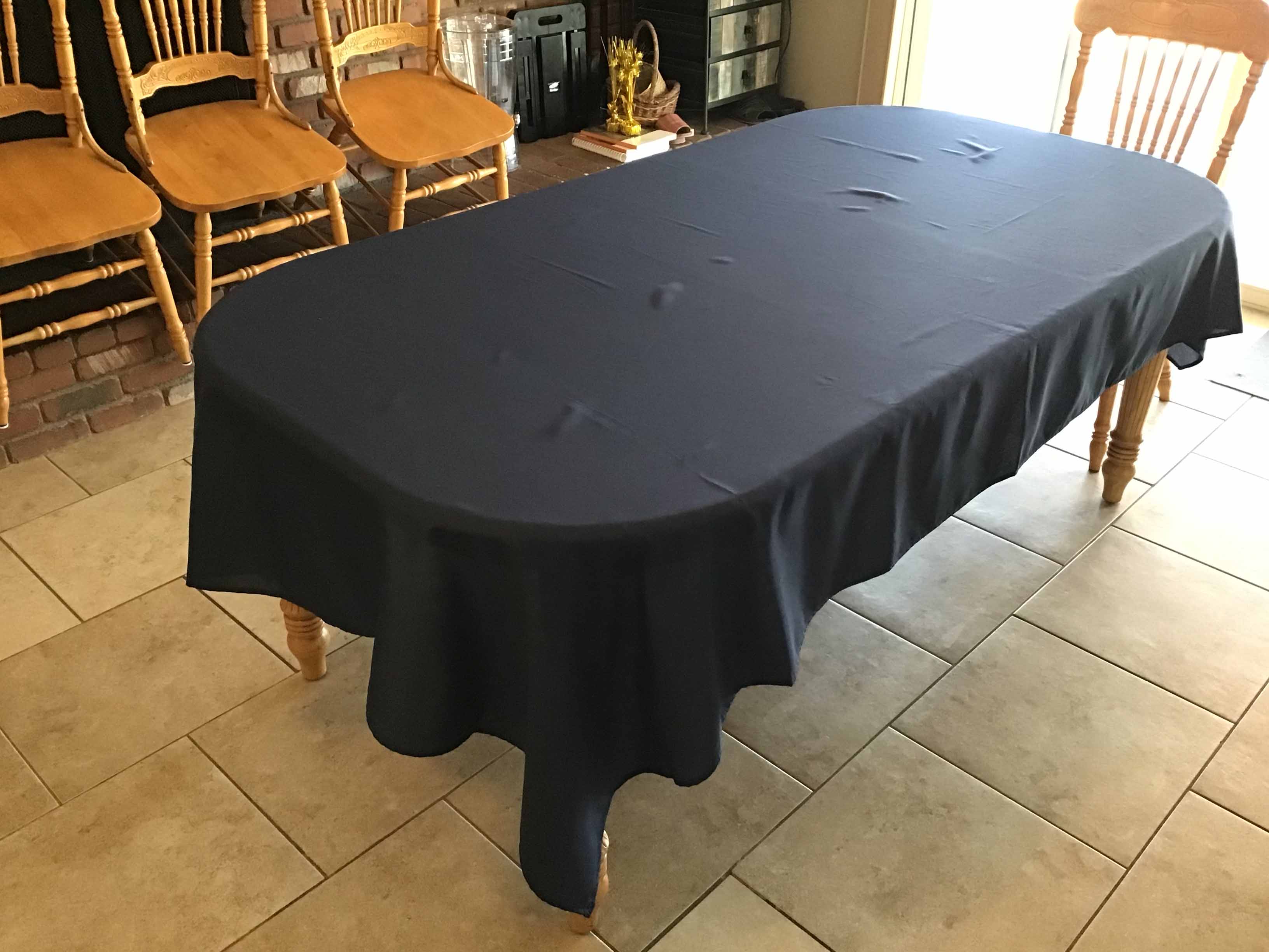 rectangle tablecloths (navy blue) - 60 x 102
