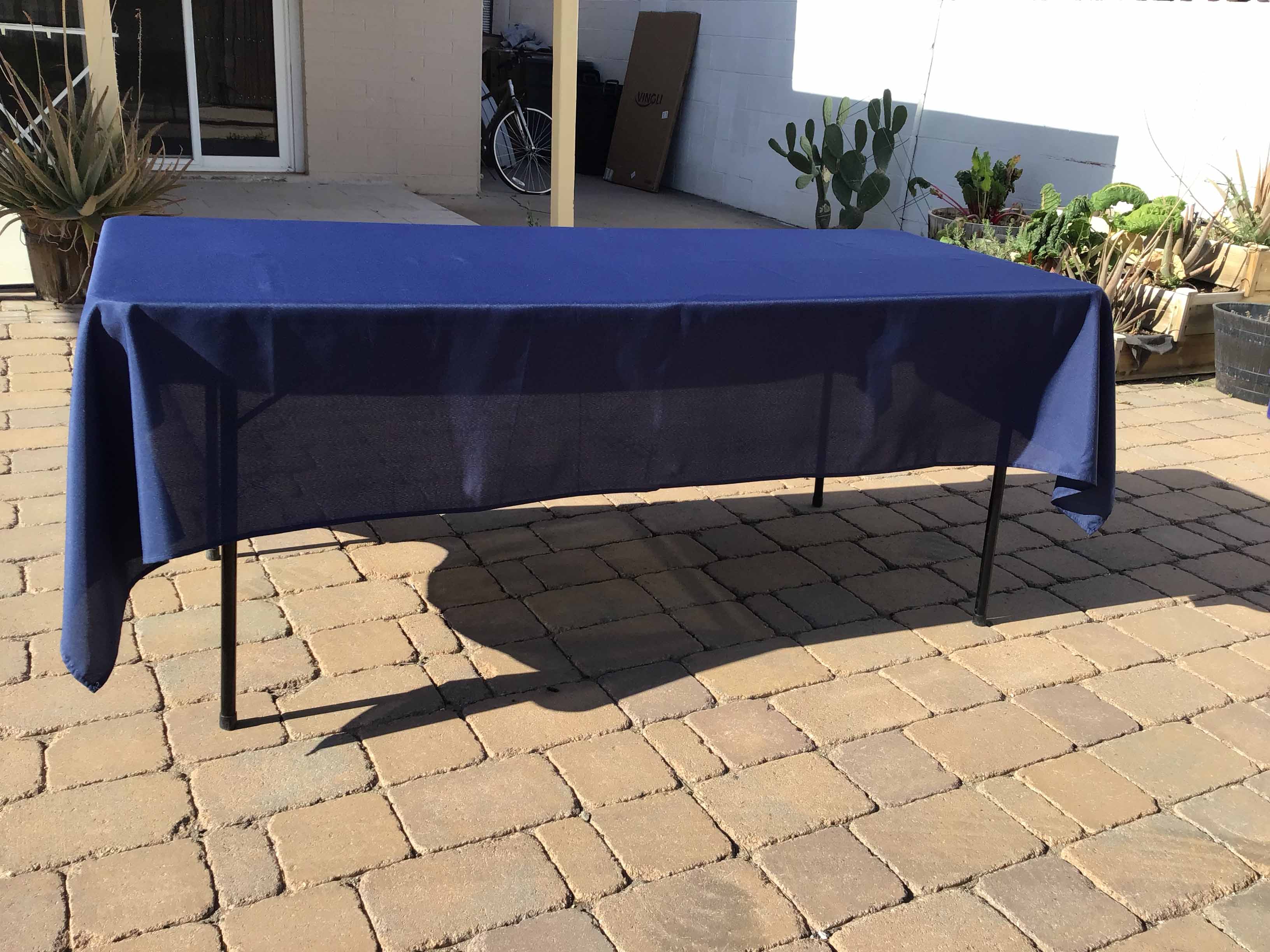 rectangle tablecloths (navy blue) - 60 x 102