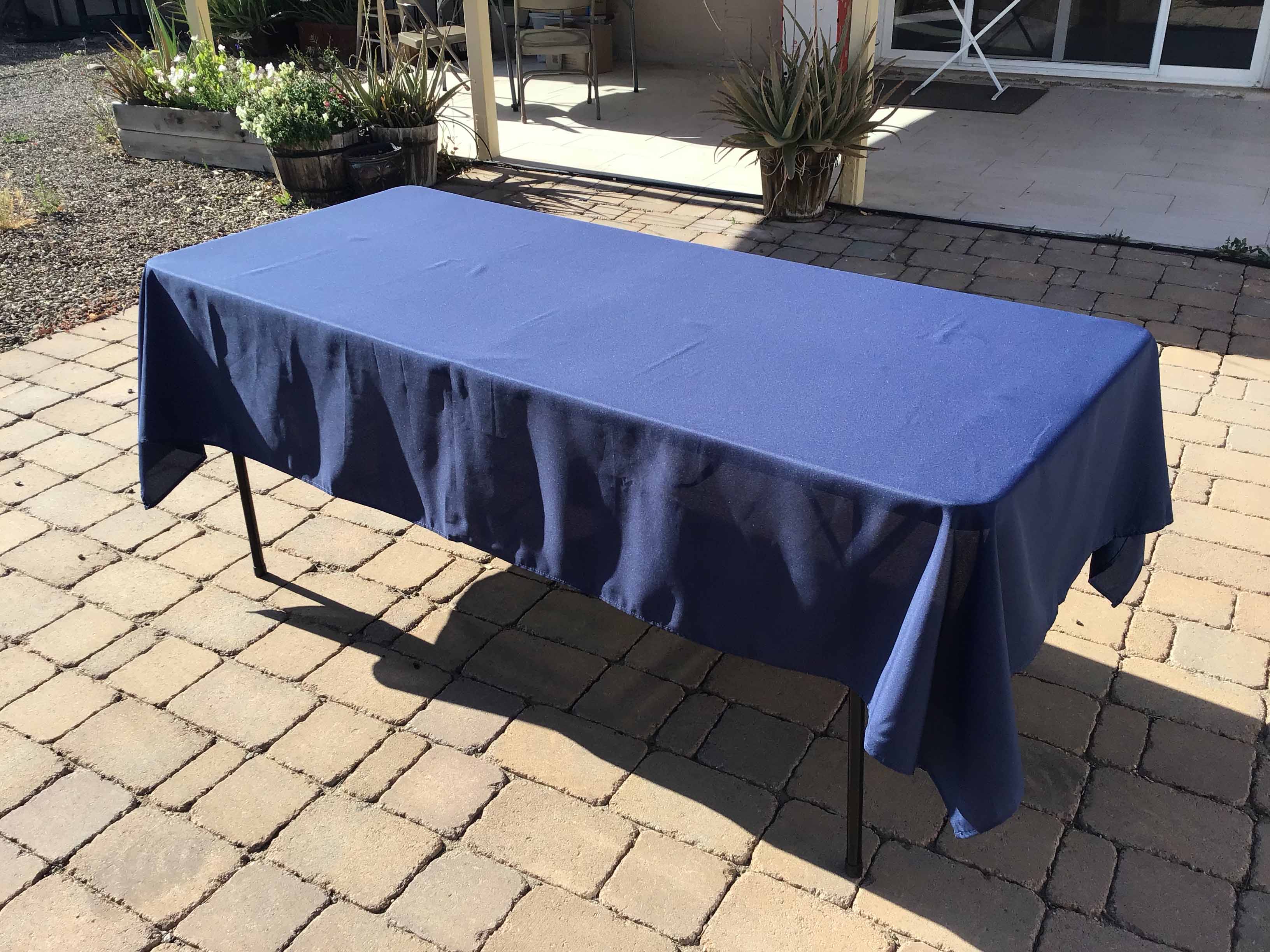 rectangle tablecloths (navy blue) - 60 x 102