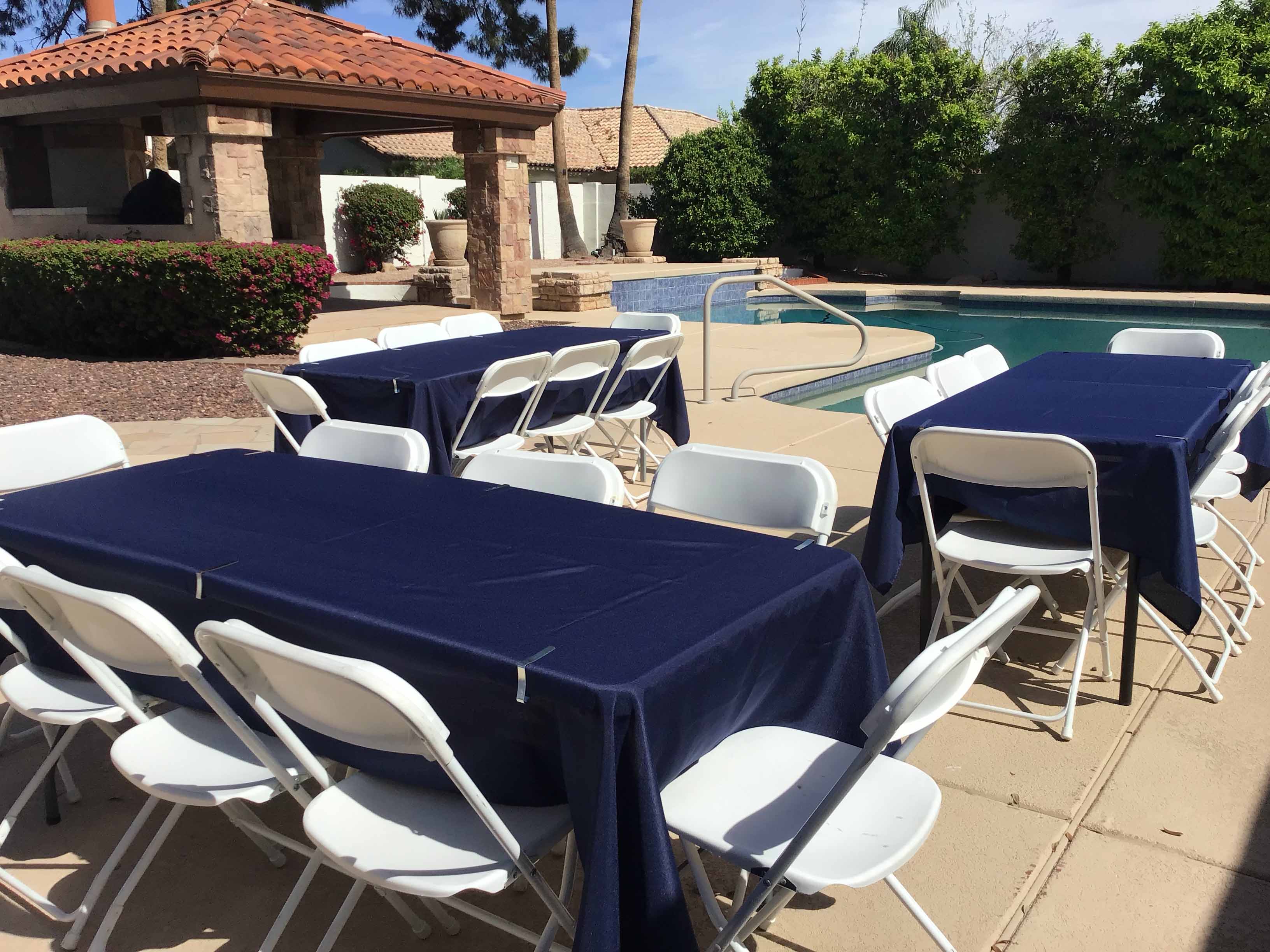 6 foot rectangle tables