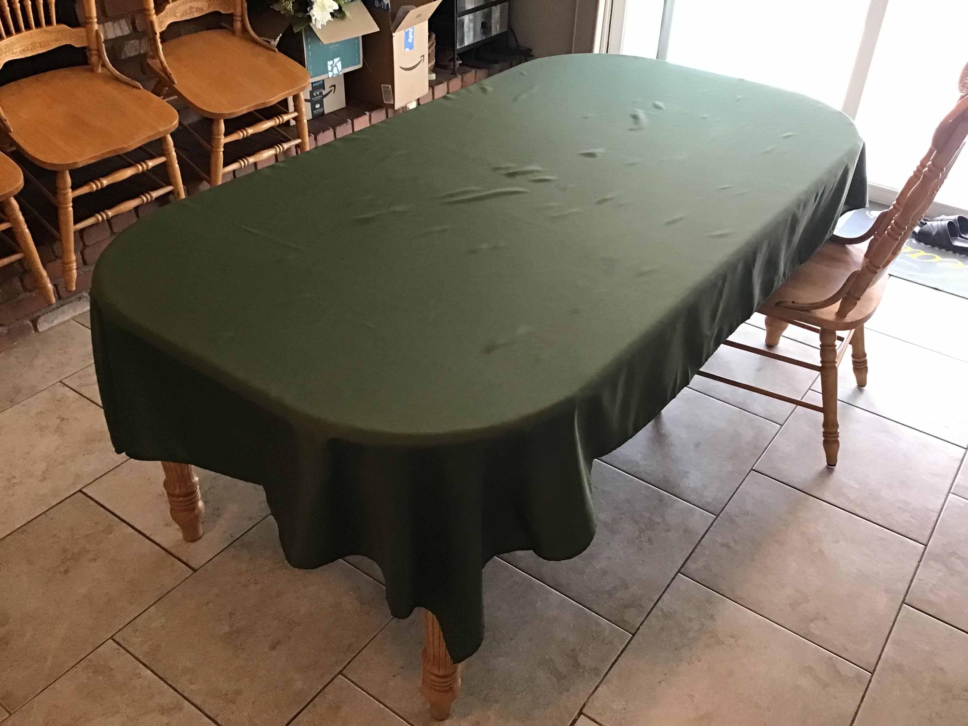 rectangle tablecloths (olive green) - 60 x 102