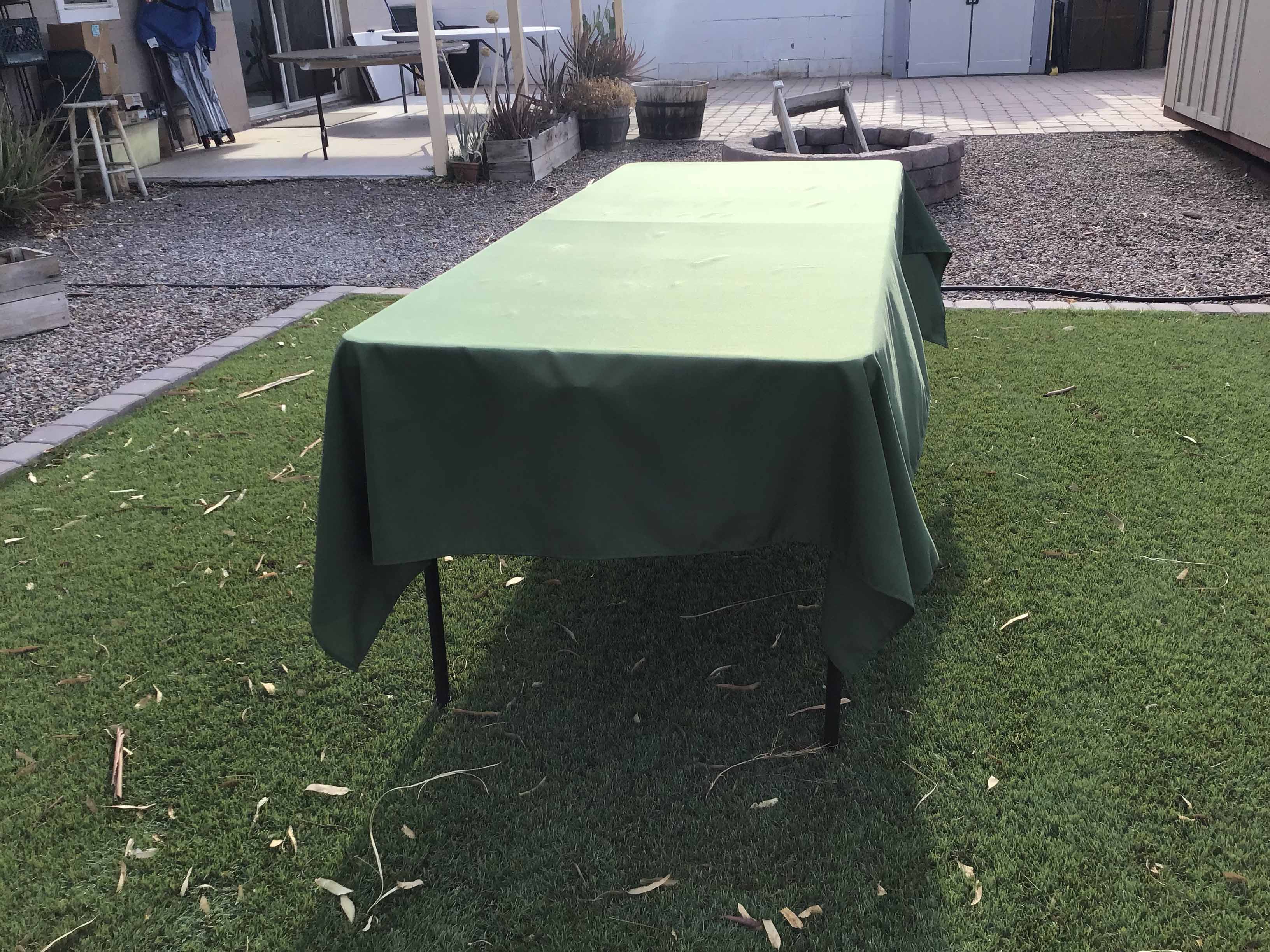 rectangle tablecloths (olive green) - 60 x 102