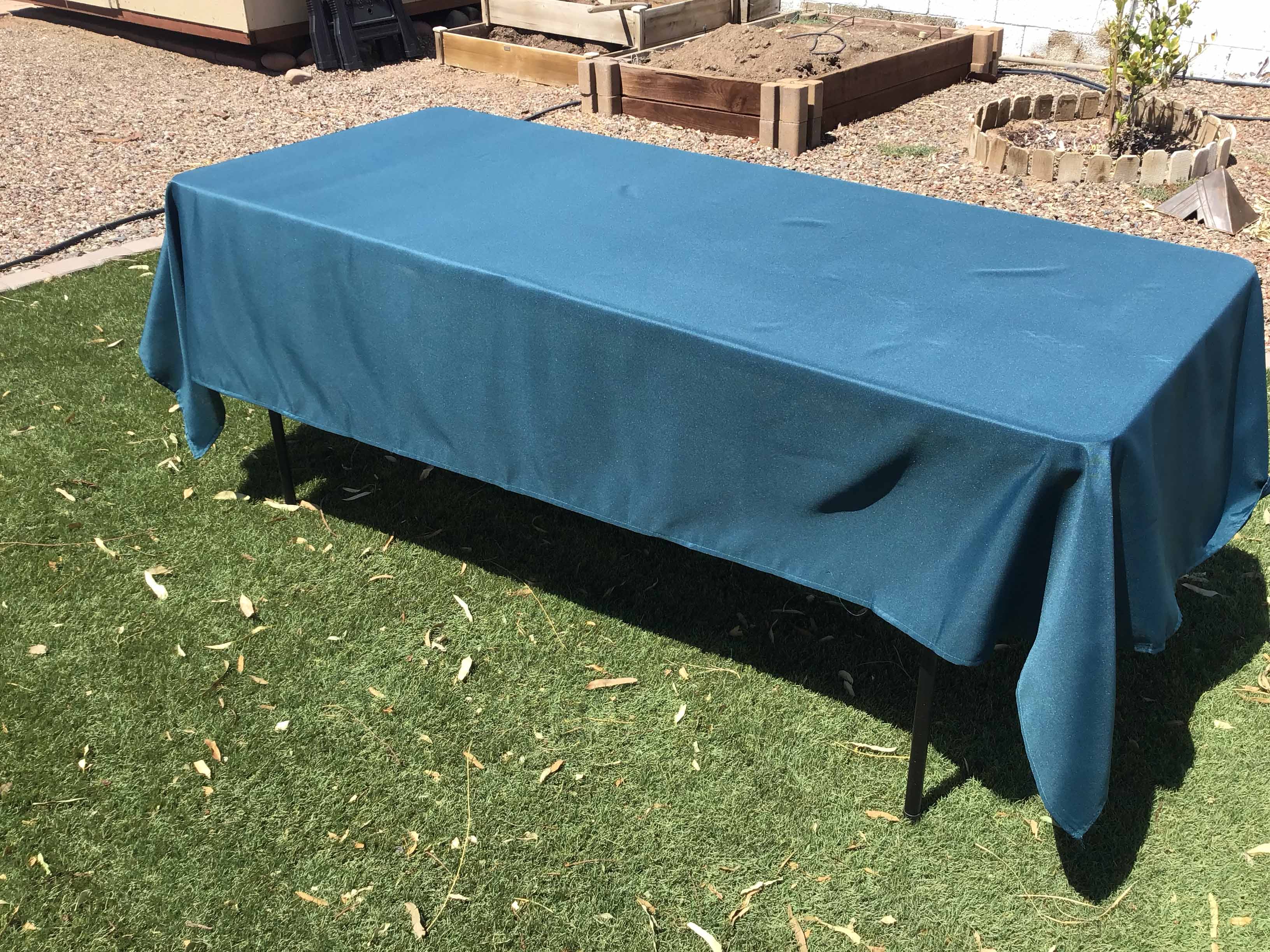 rectangle tablecloths (peacock teal) - 60 x 102
